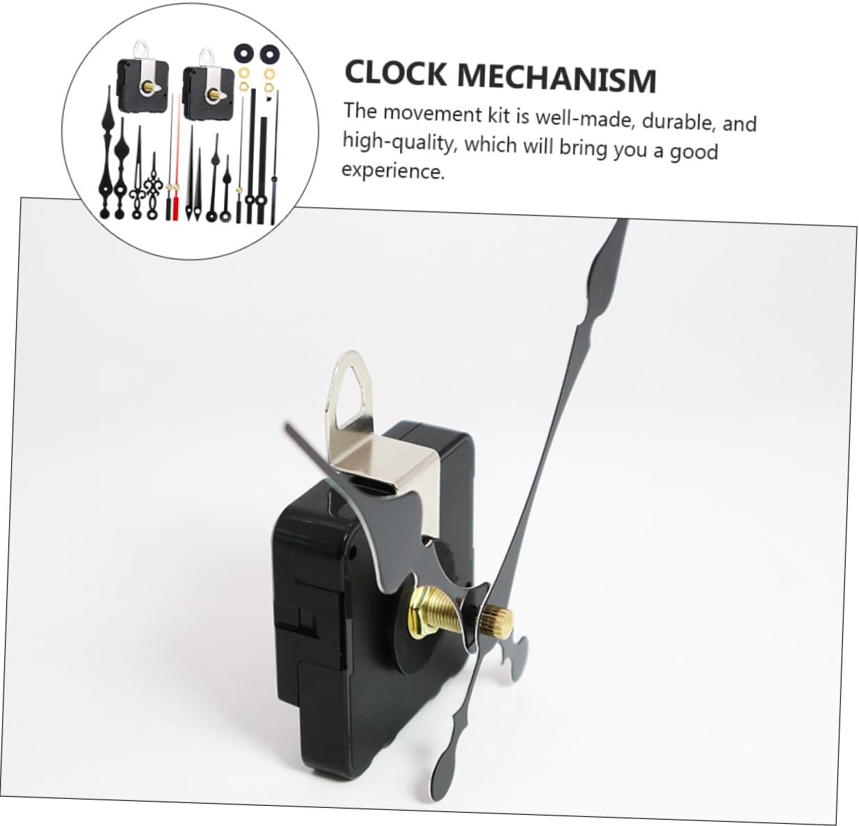 Elegant Precision Clock Kit for DIY and Home Decor