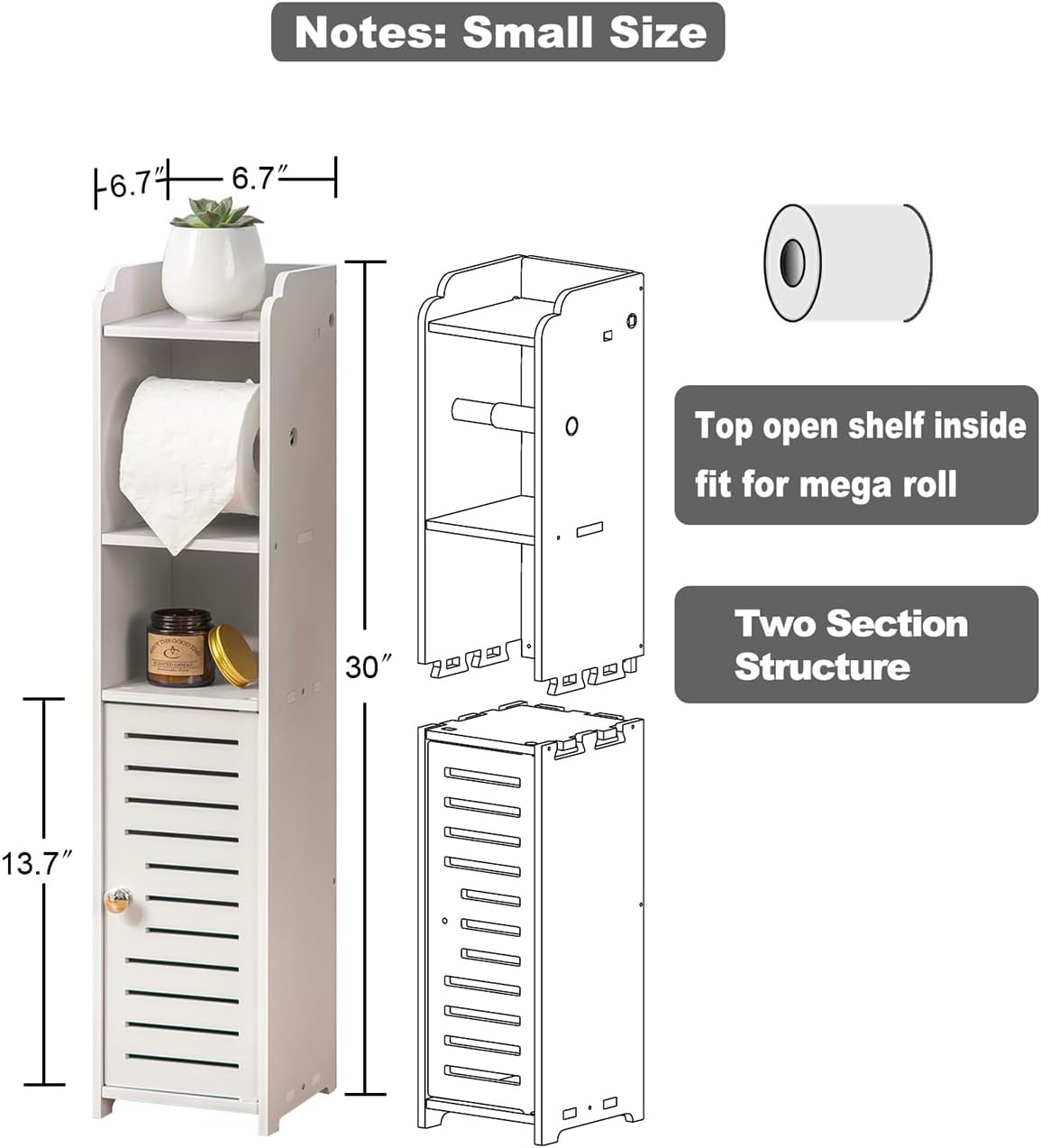 Step-By-Step Guide To Using The AOJEZOR Toilet Paper Holder Stand