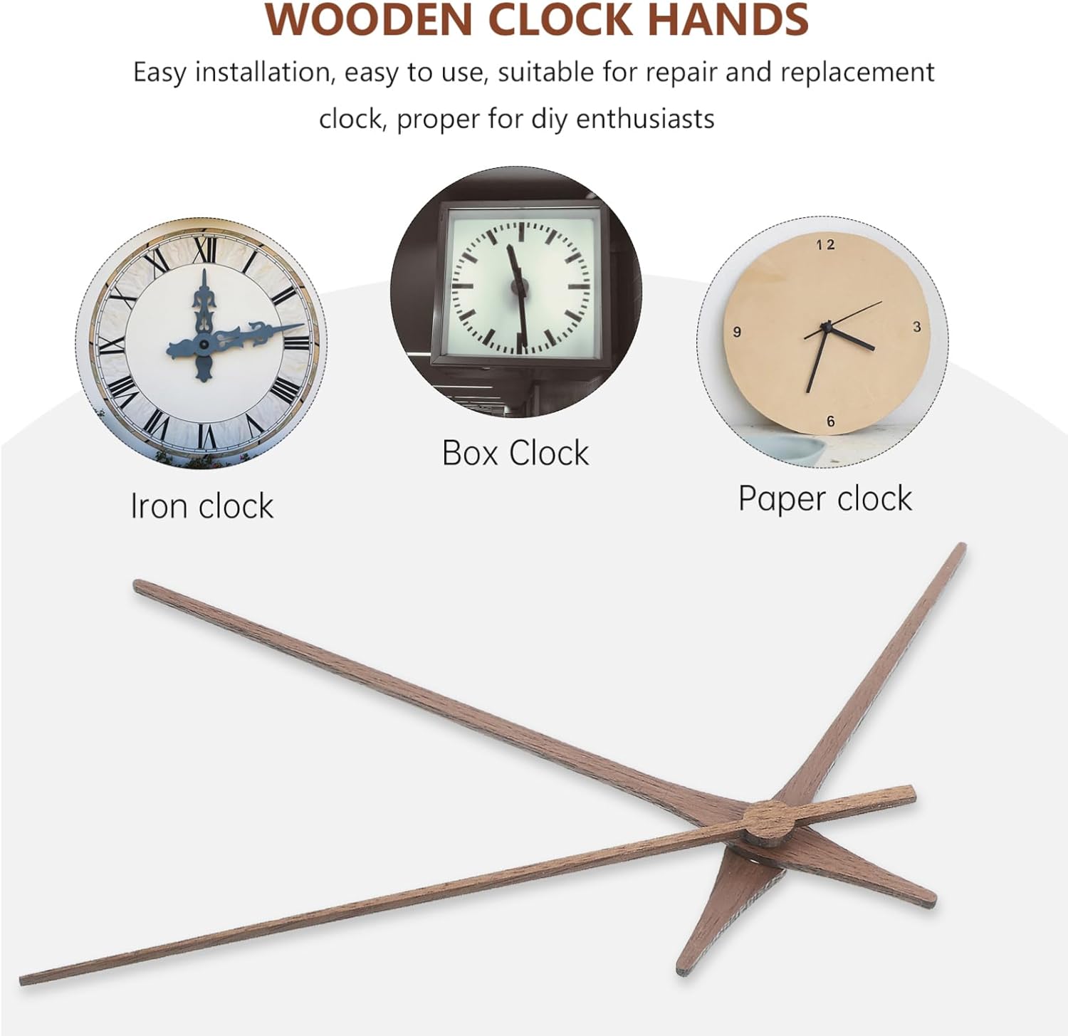 Handy DIY Black Walnut Clock Hands