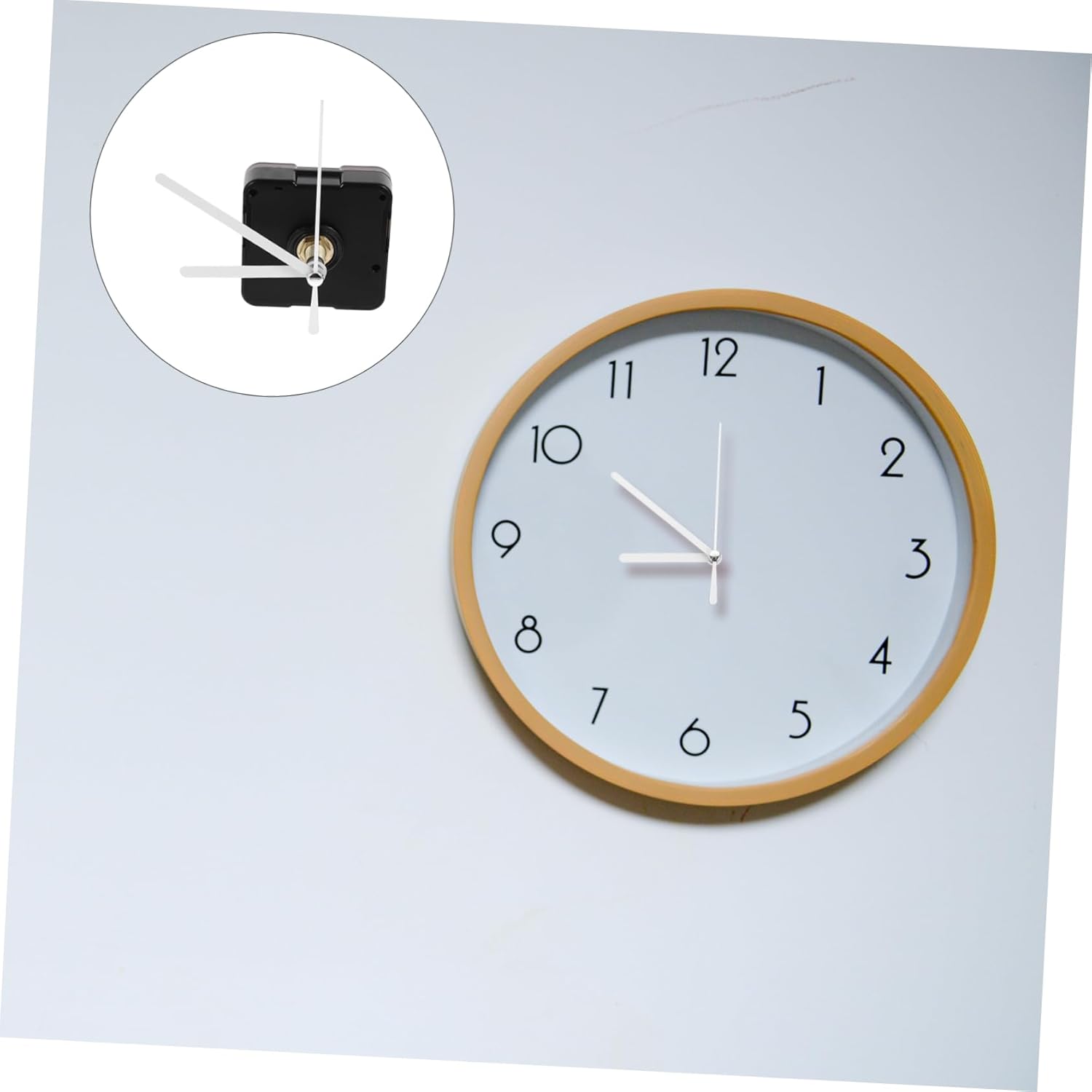 ORFOFE White Replaceable Clock Movement with Hands