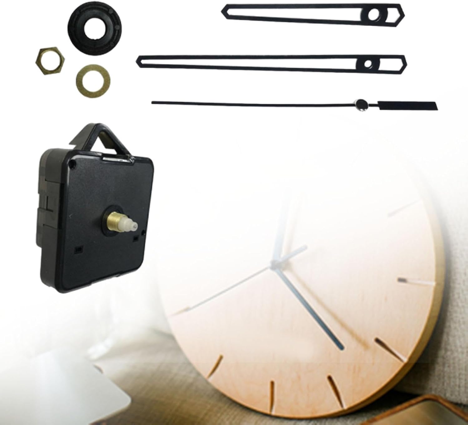 DIY Wall Clock Movement Kit for Frameless Draw Clock Repair