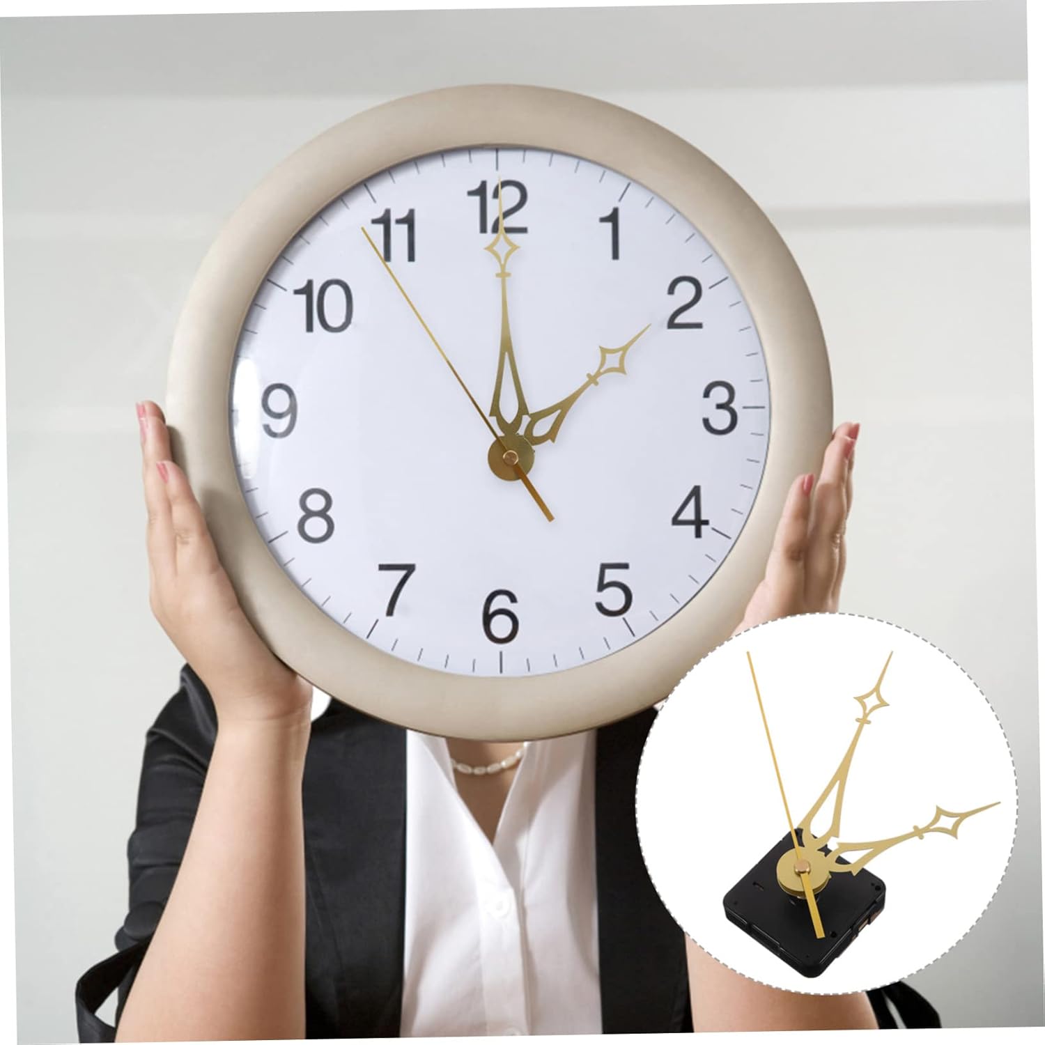 Durable Battery-Operated Clock Mechanism Part Perfect for DIY Wall Clocks