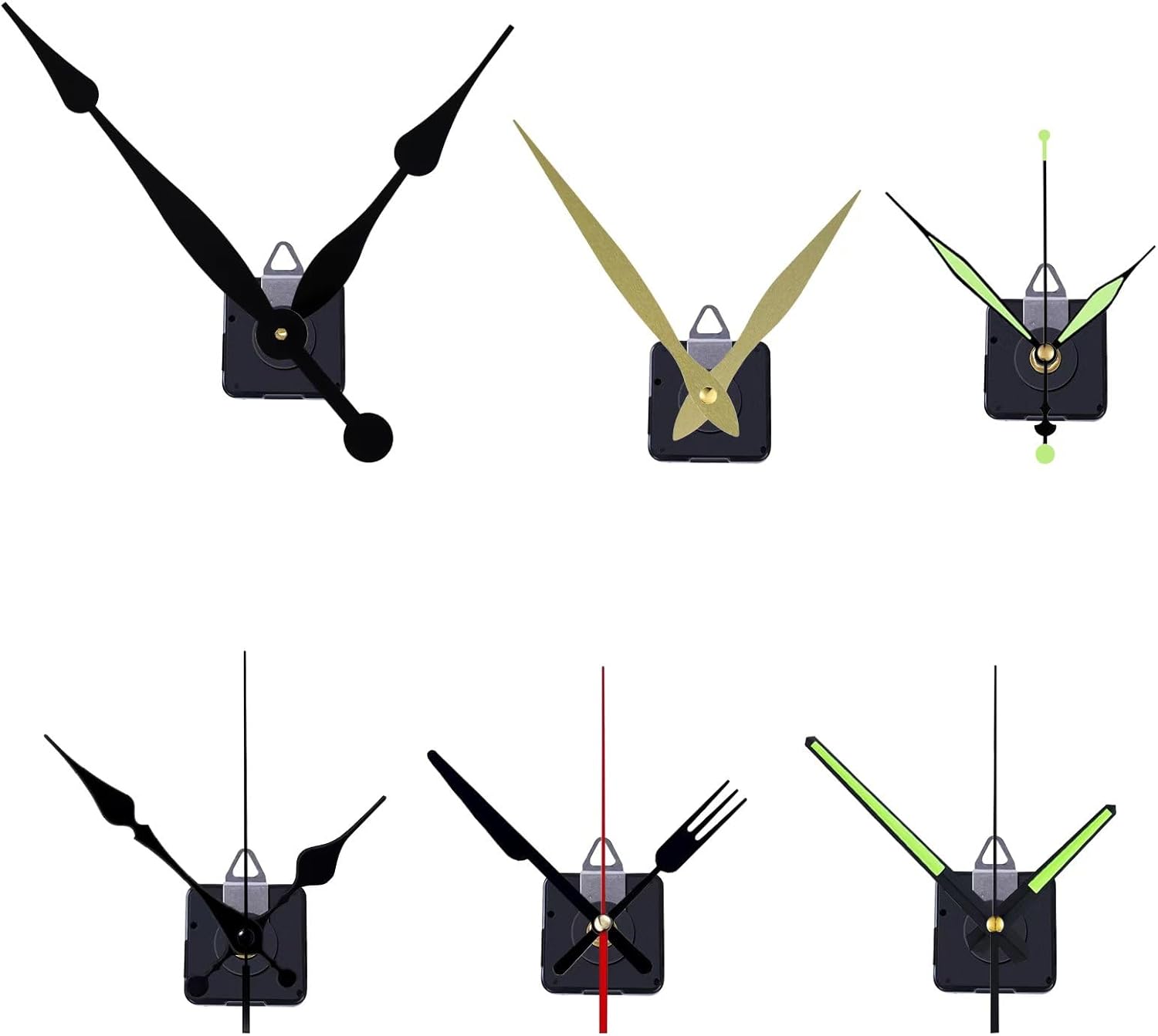 EMOOM Clock Repair Kit 12PCS Replacement Set for Silent Motor Clocks