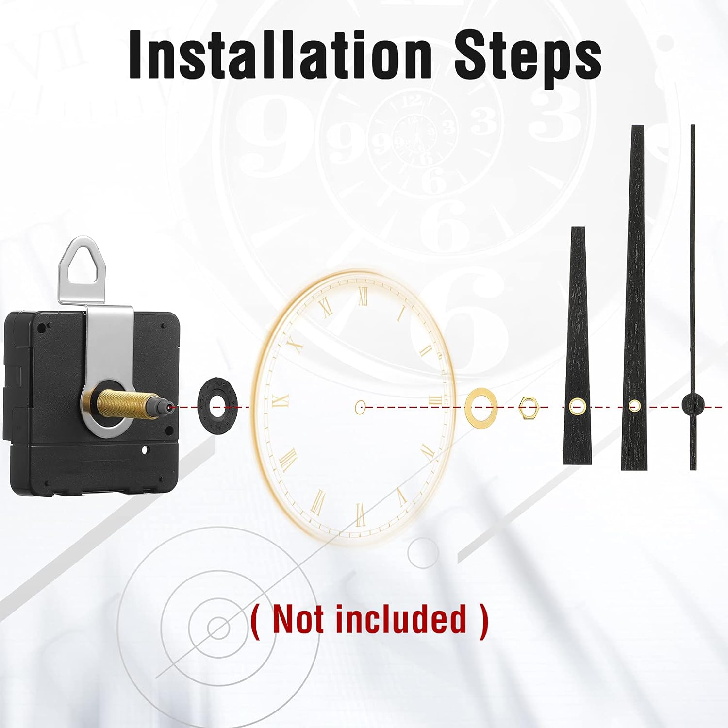 Affordable Clock Repair Set for Quicker DIY Projects