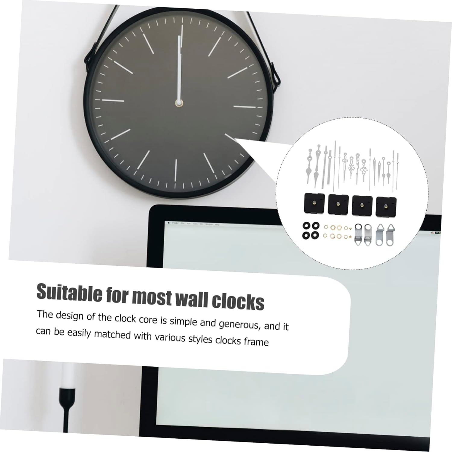 Kontonty Clock Movement Kit Precision Durability Elegance for Your Wall Clocks