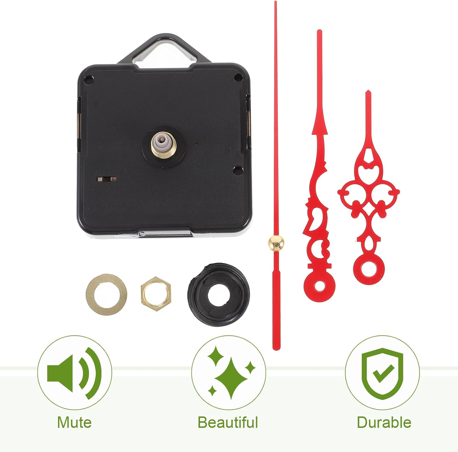 Simple Wall Clock Mechanism Kit for No Battery Quiet Home Use