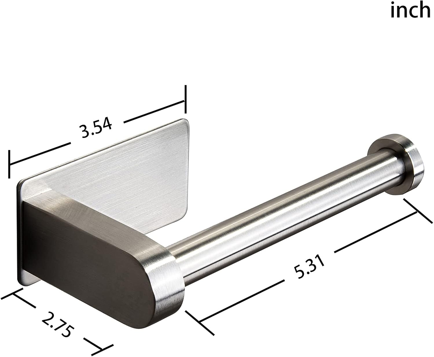 Sturdy Stainless Steel Toilet Paper Holder
