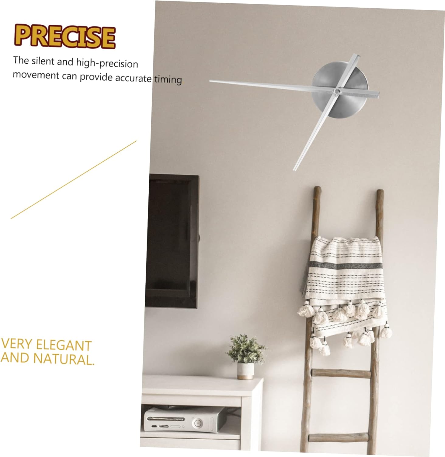 Oversized Wall Clock Parts Set for DIY and Repair