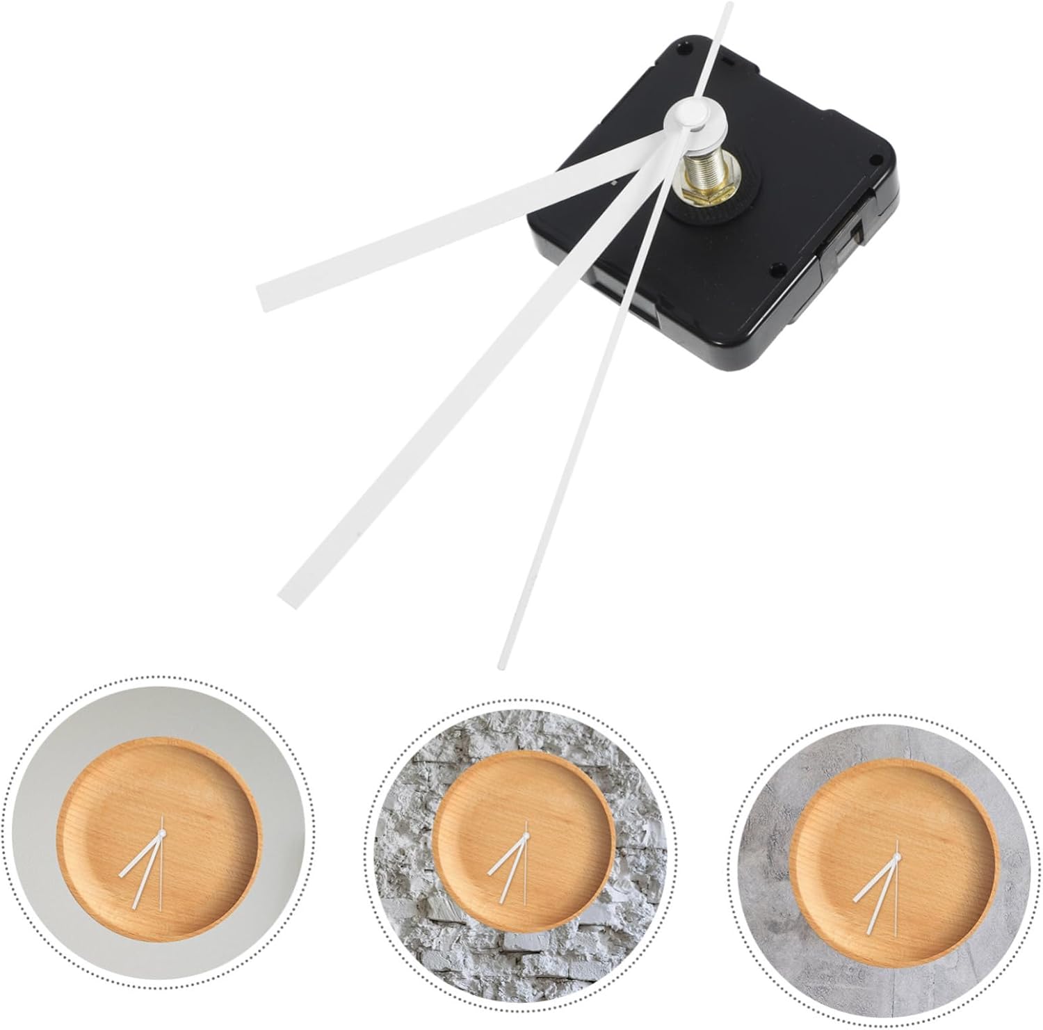 JEWEDECO Silent Clock Kit Precise Easy-to-Install Replacement Movement