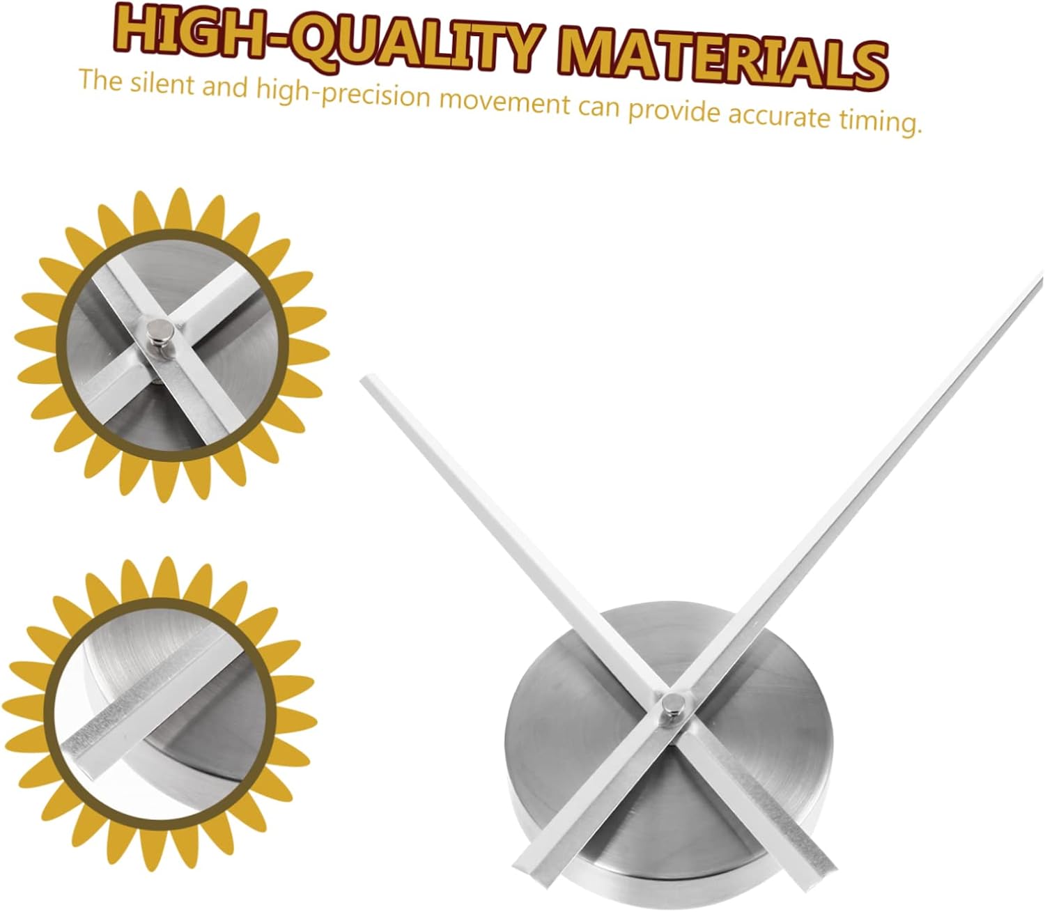 Oversized Wall Clock Parts Set for DIY and Repair
