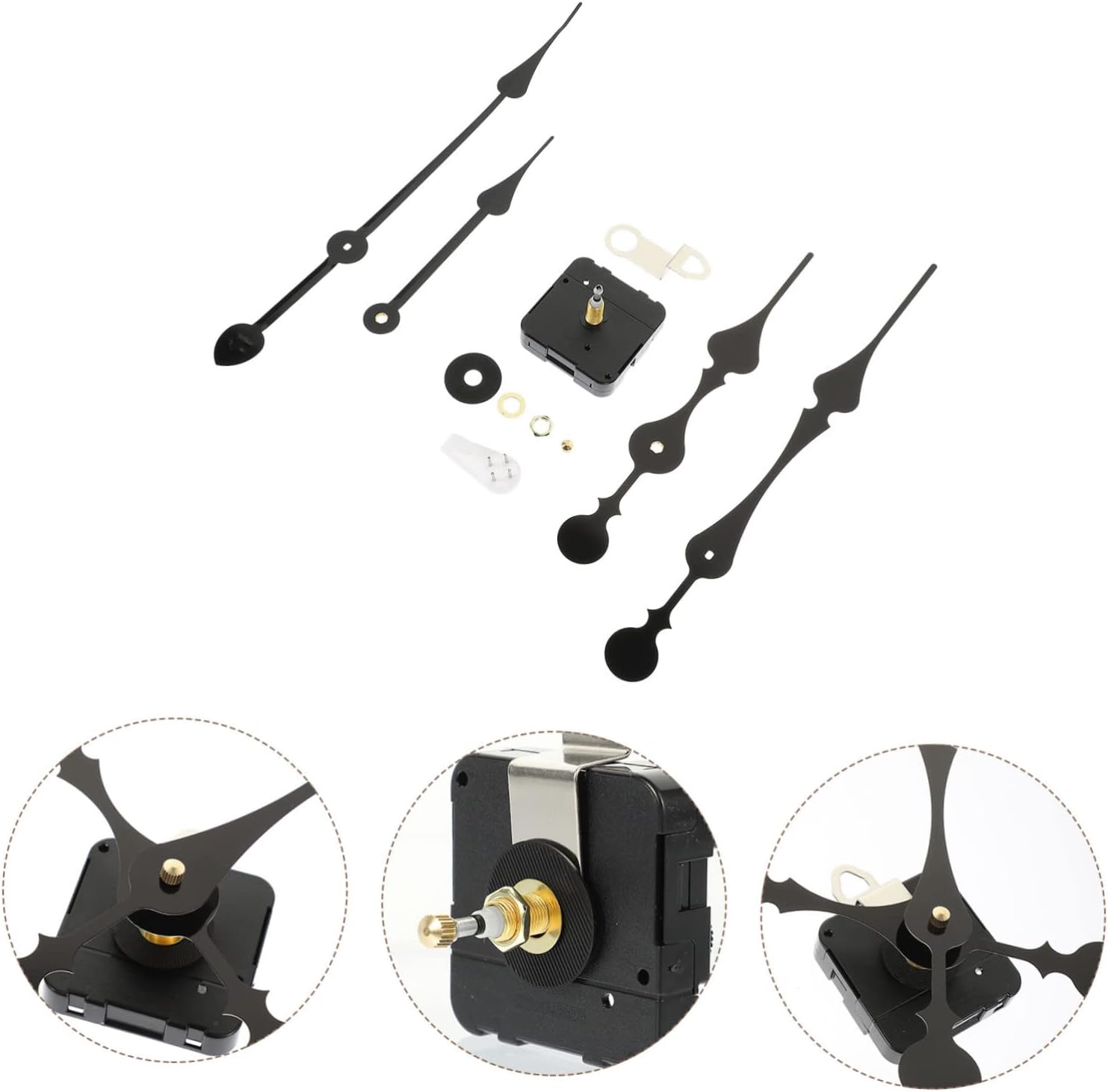 Elevate Your Clock Precision Metal Plastic Clock Movement Set