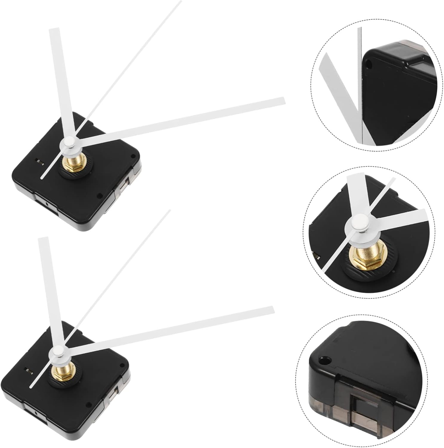 Elegant Plastic Mute Clock Hands Perfect for Repairing Replacing