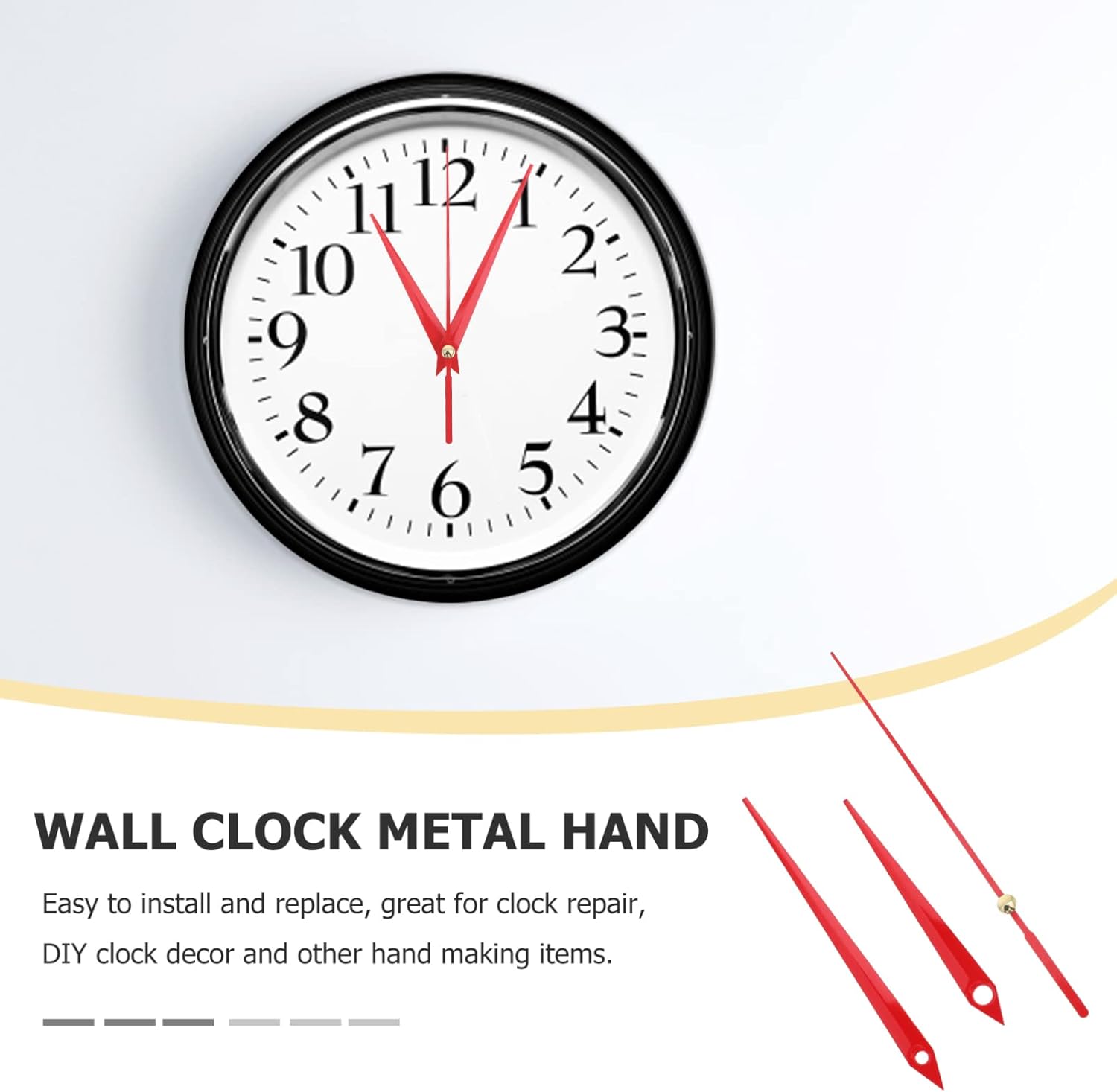 VILLCASE Digital Wall Clock Hands Set