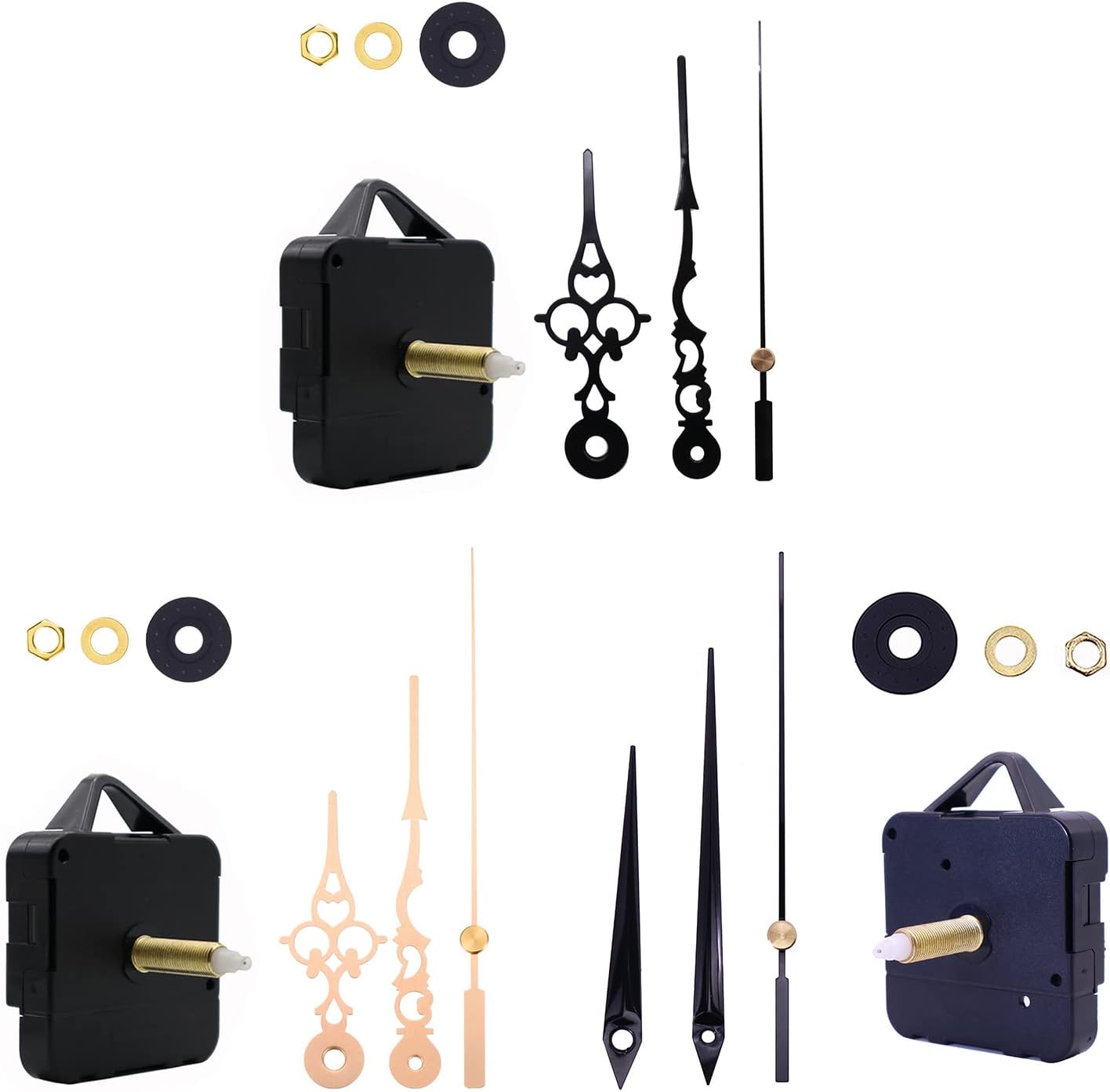 Battery Operated Wall Clock Movement Parts for Craft Use