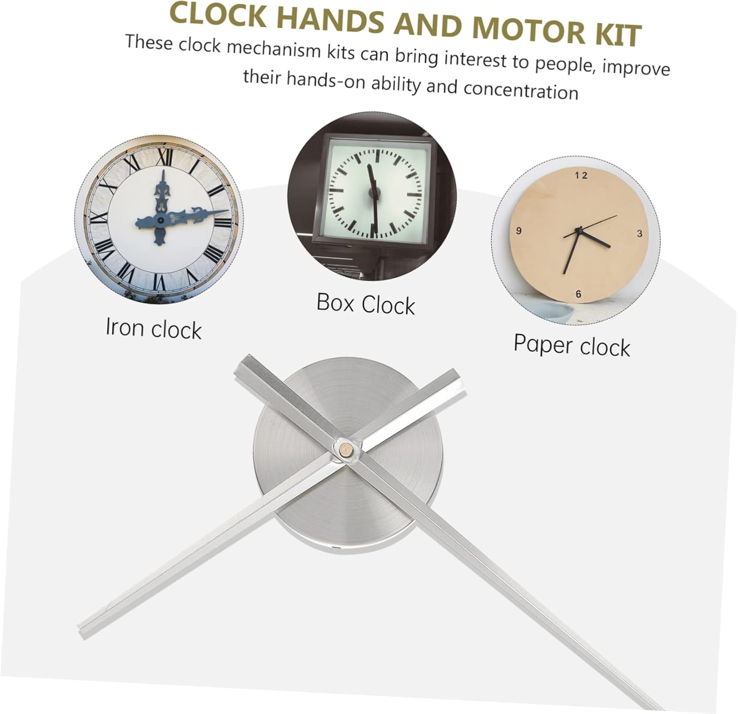 Waterproof LED Wall Clock Kit DIY Replacement for Existing Clocks