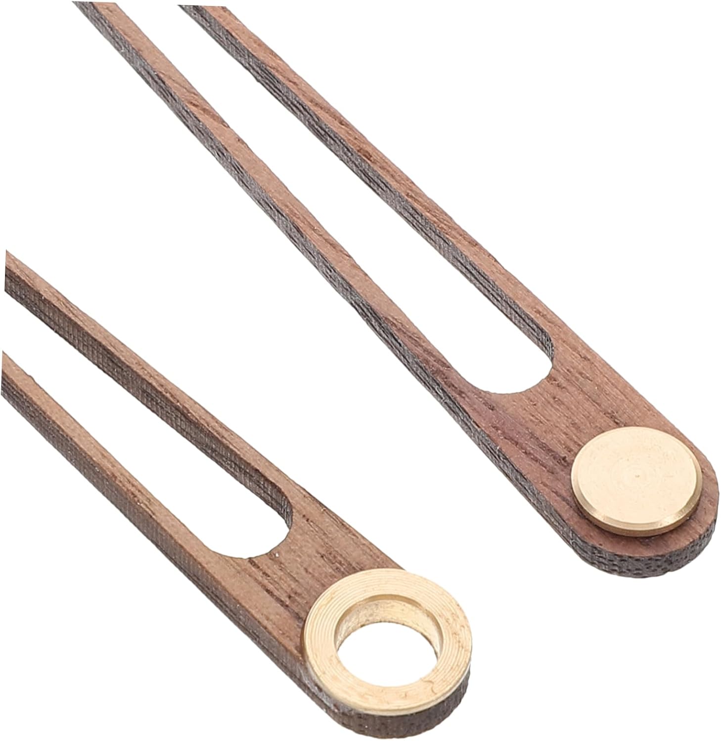 IWOWHERO 5 Set Wooden Clock Hands Kit for Long Shaft Clocks