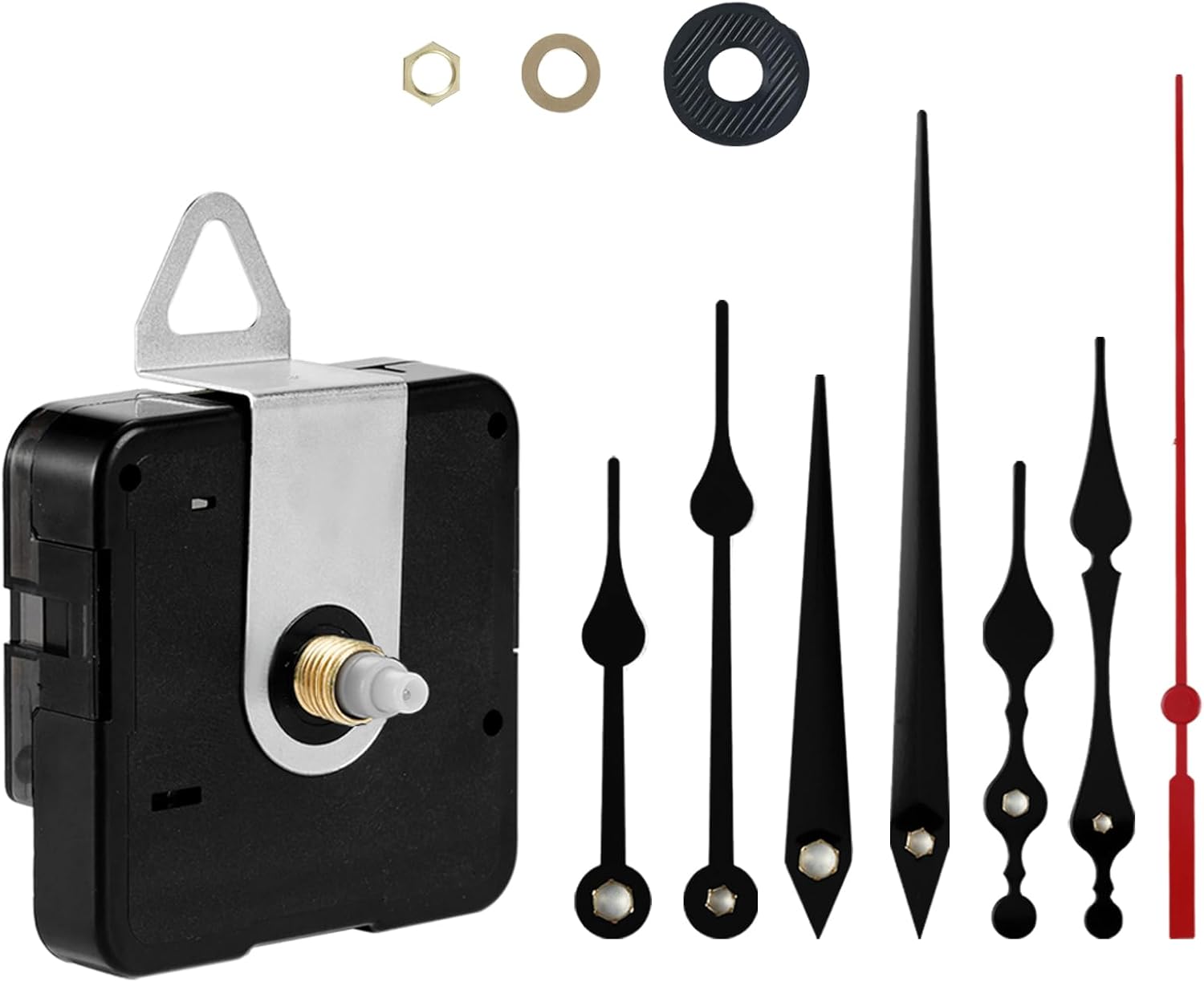 Silent Clock Mechanism Kit for DIY Repair 12mm Shaft
