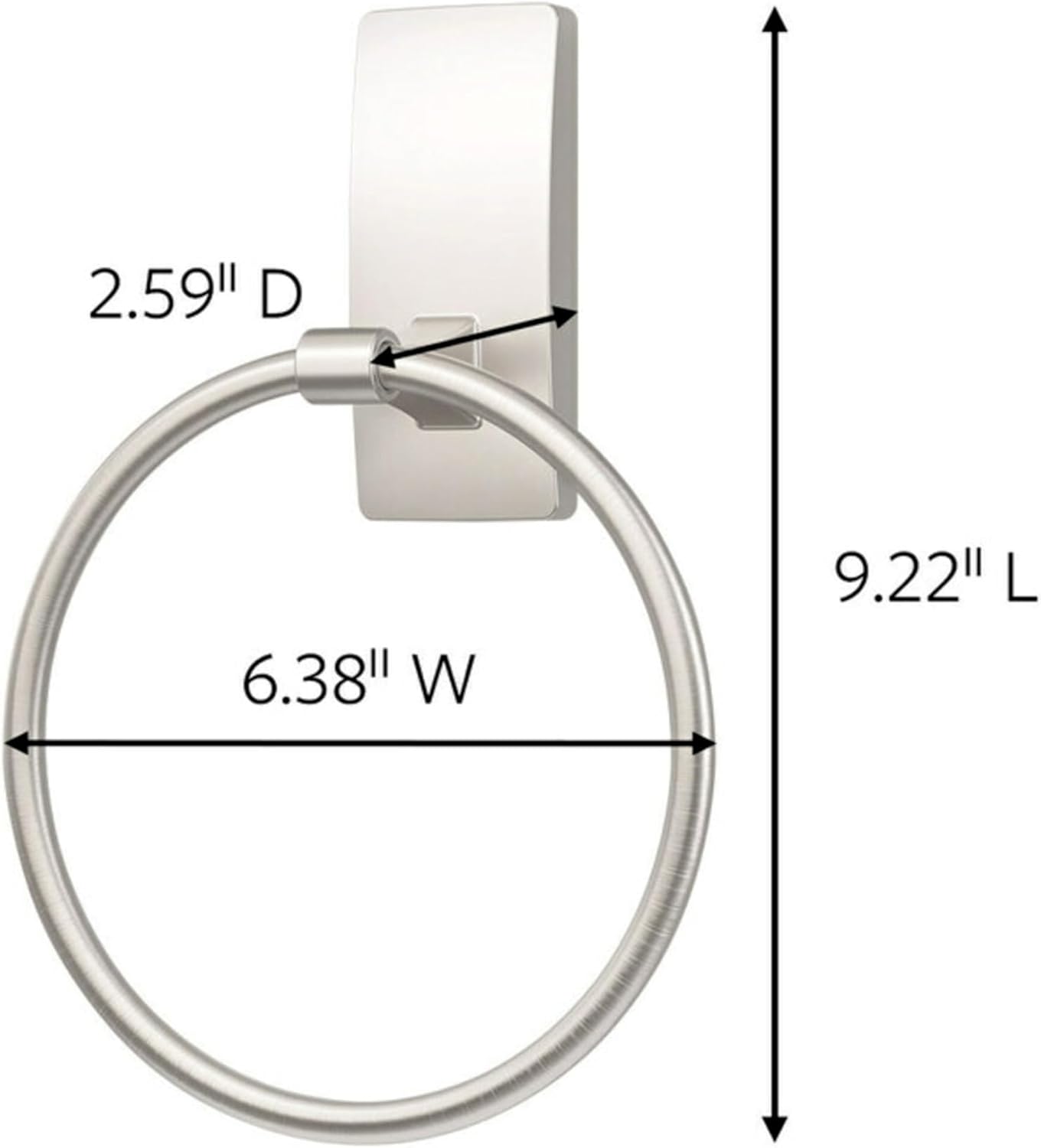 Transform Your Bathroom with SATIN NICKEL Towel Holder - Rust Water Resistant Organizer