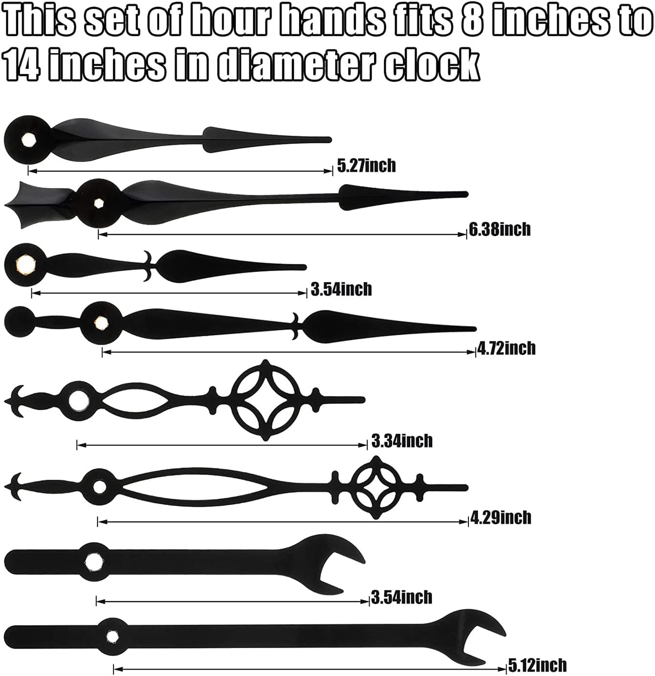 Clock Movement Parts Set