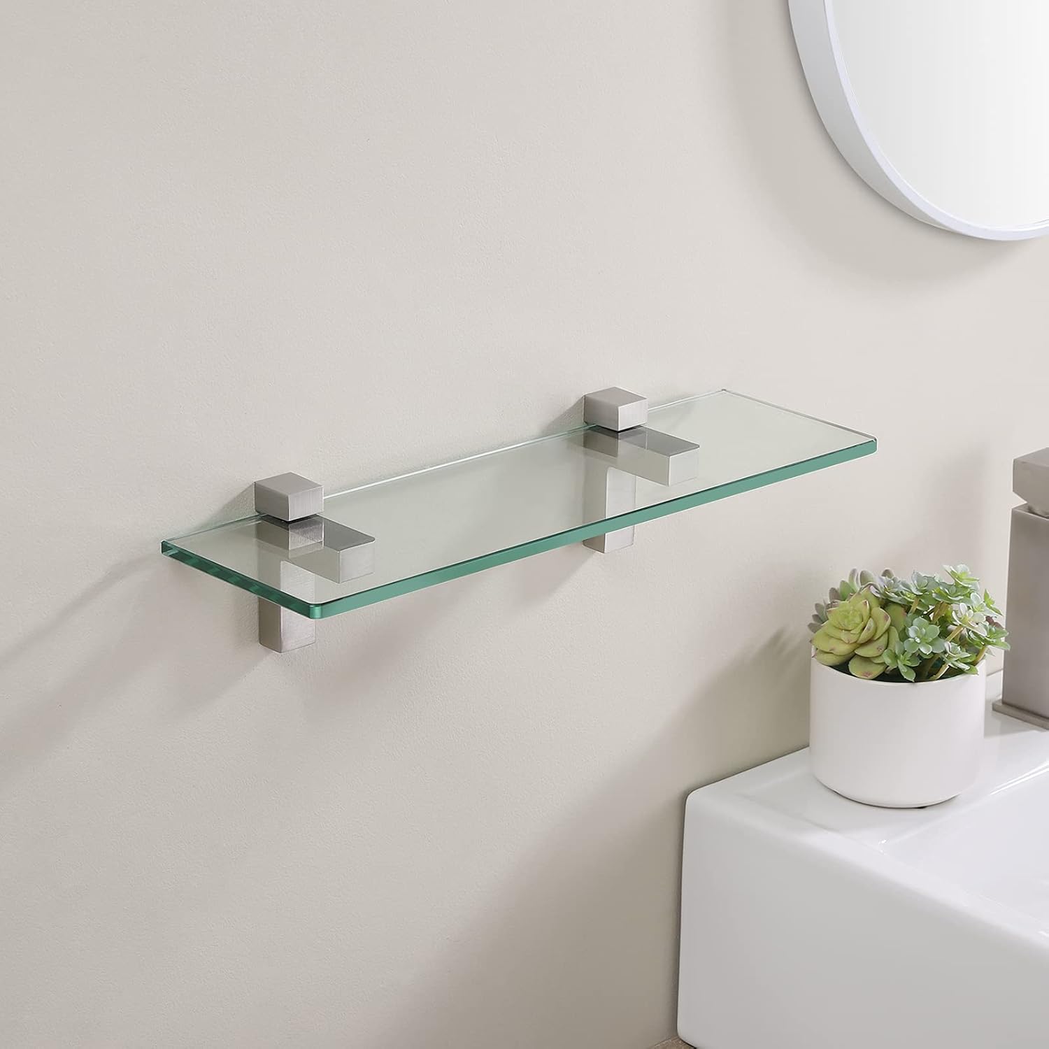 Safe Durable Bathroom Wall Shelf