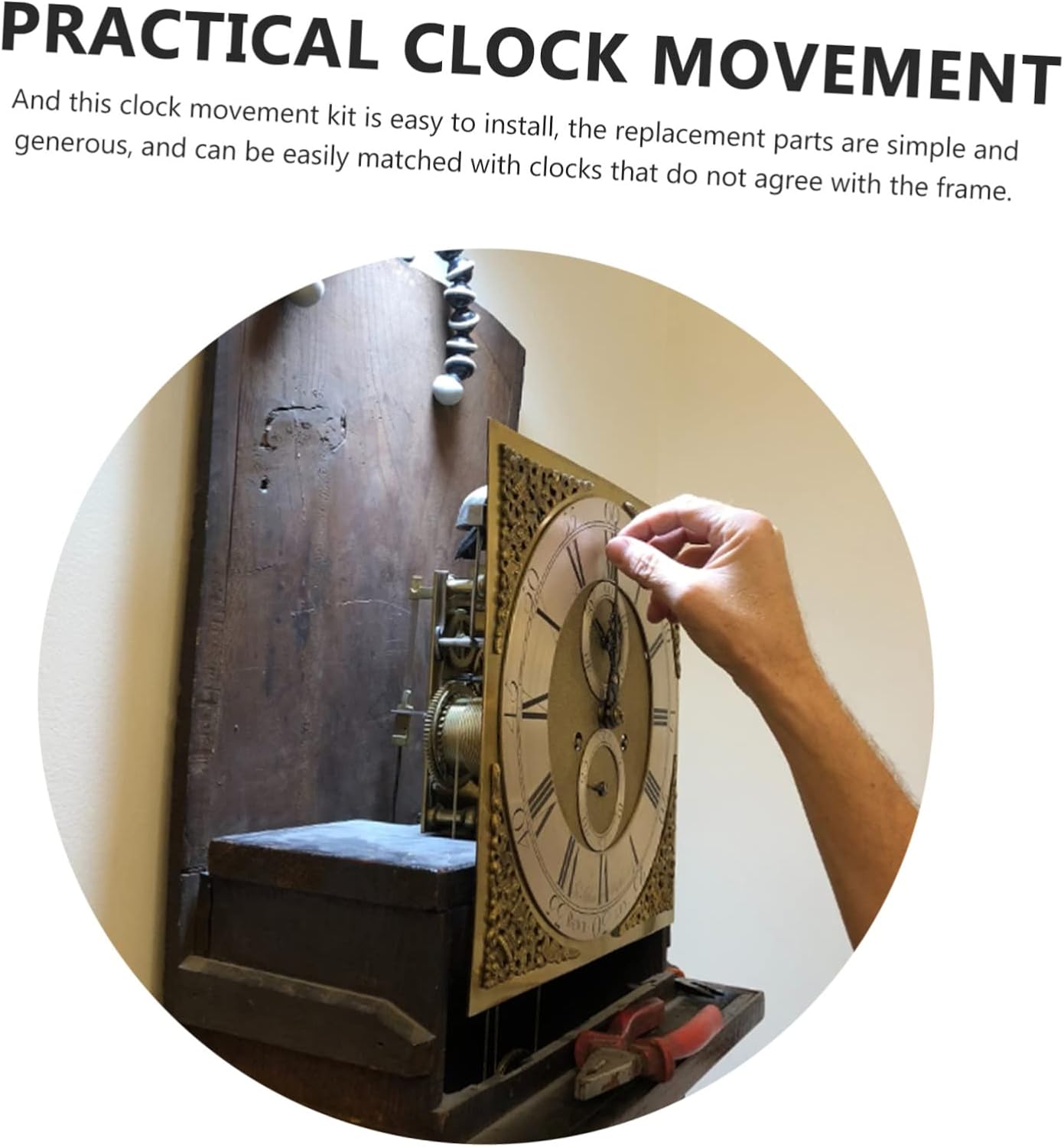 Modern Wall Clock Parts Kit