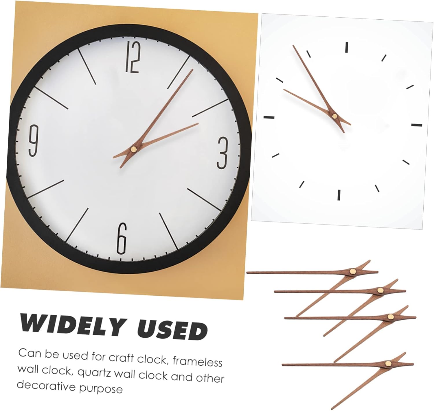 Wooden DIY Wall Clock Hands