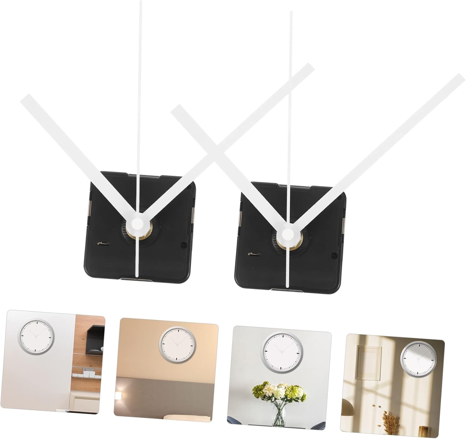 Homoyoyo 2pcs Clock Hands Quartz DIY Wall Clock Kit
