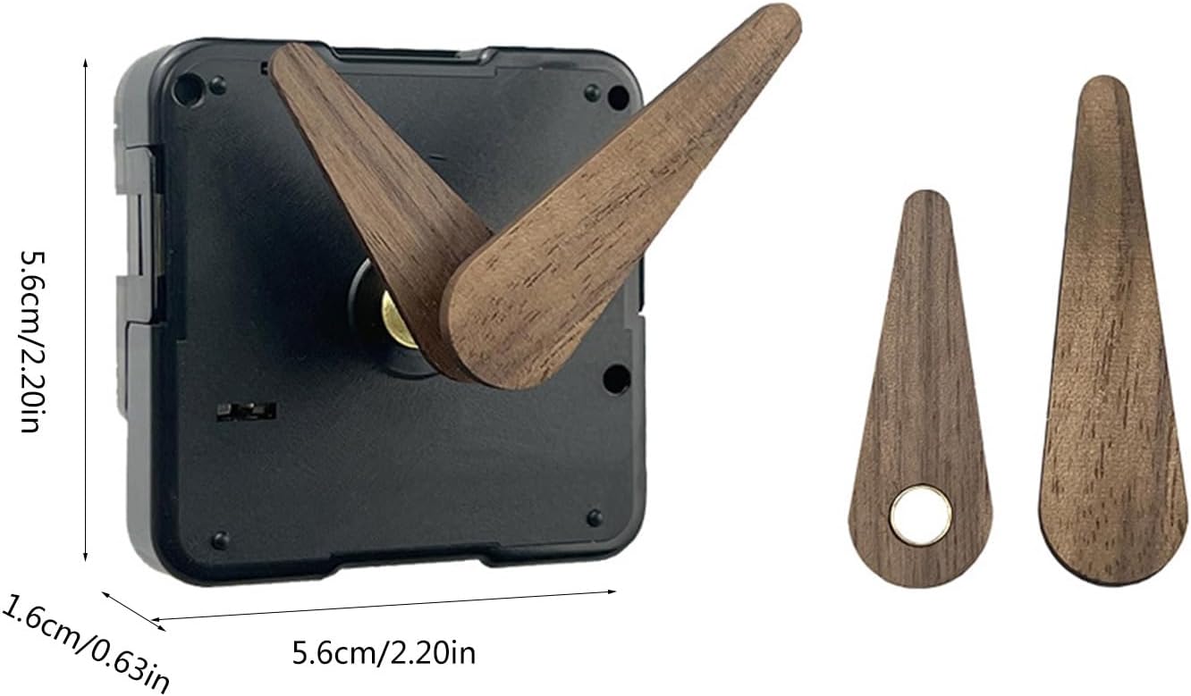 Easy Install Quiet Clock Movement with Style for Wall Clocks