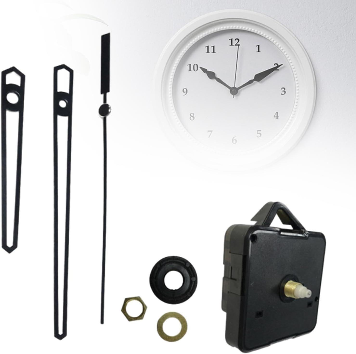 DIY Wall Clock Movement Kit for Frameless Draw Clock Repair