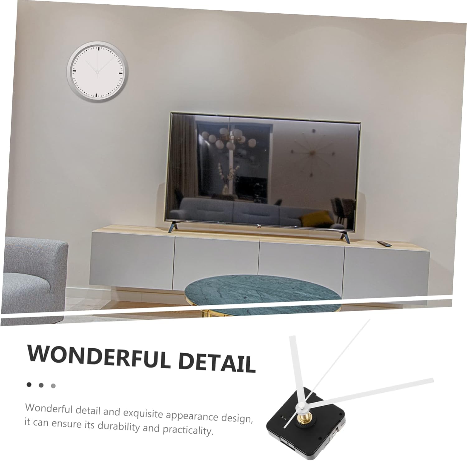 Easy to Use Wall Clock Parts Kit