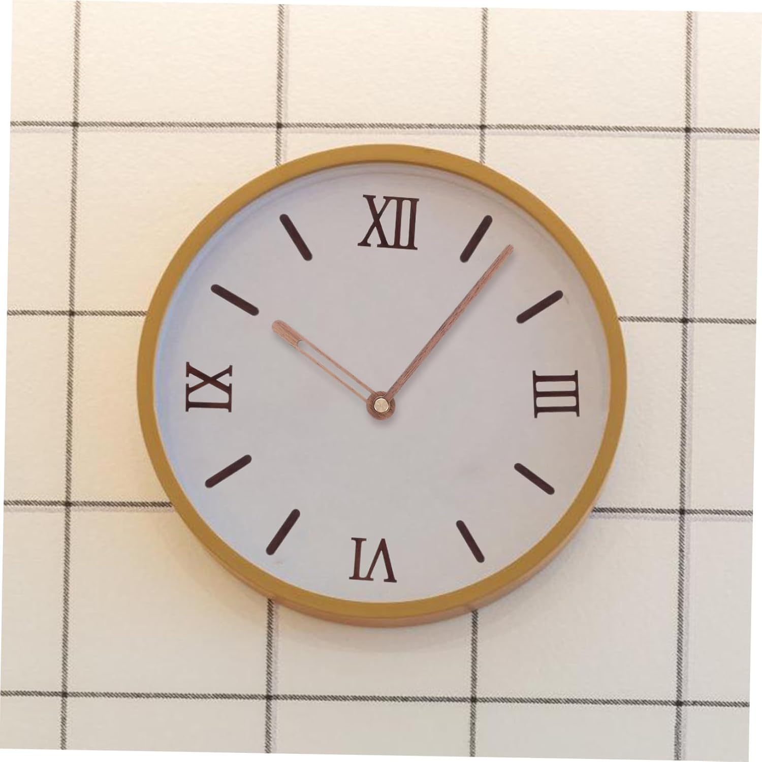 DOITOOL 5-Set Walnut Clock Hands Kit with Silent Movements