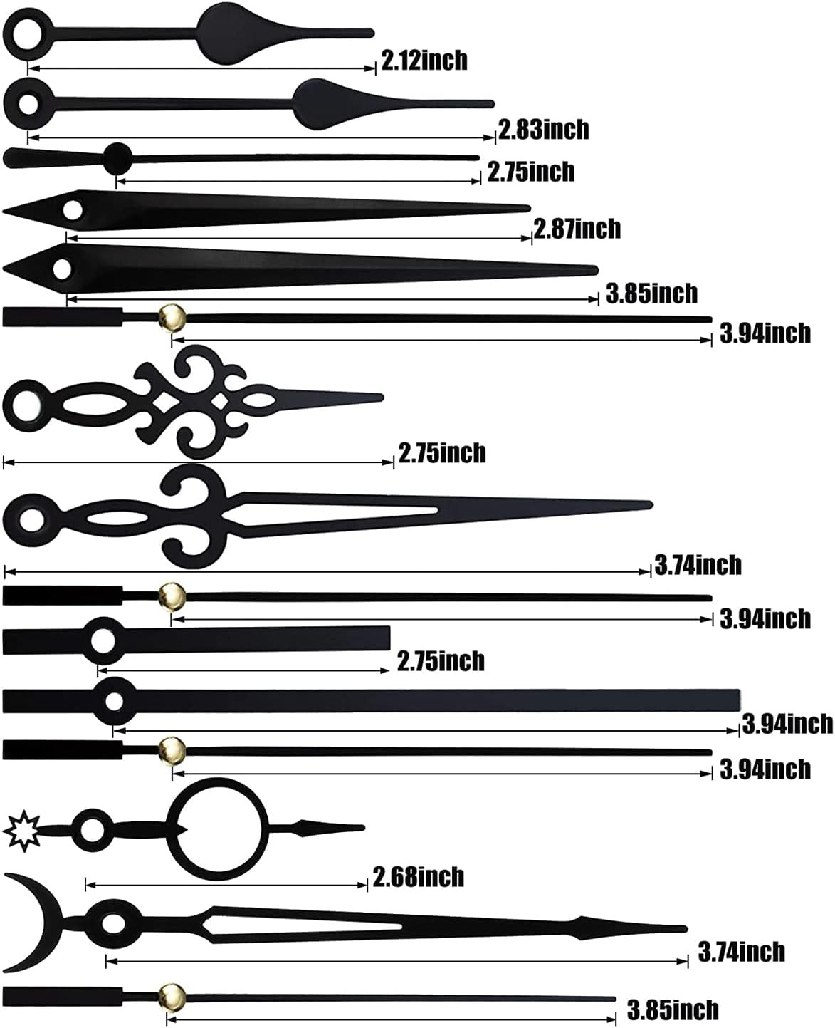 Clock Movement Parts Set