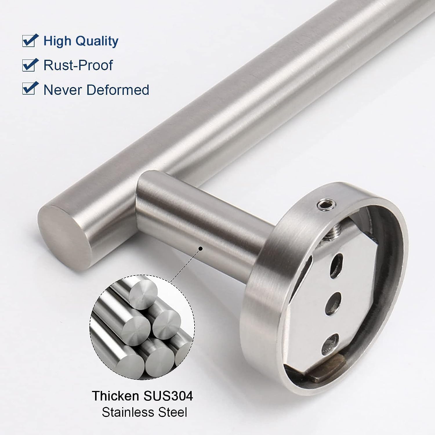 NearMoon Stainless Steel Towel Holder for Bathrooms