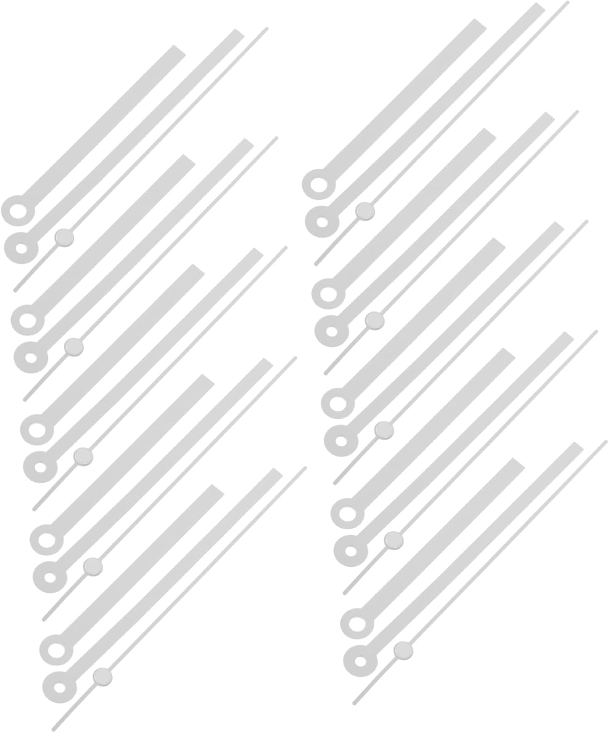 Aluminum Space-Saving Wall Clock Hands Kit for DIY and Clock Repair