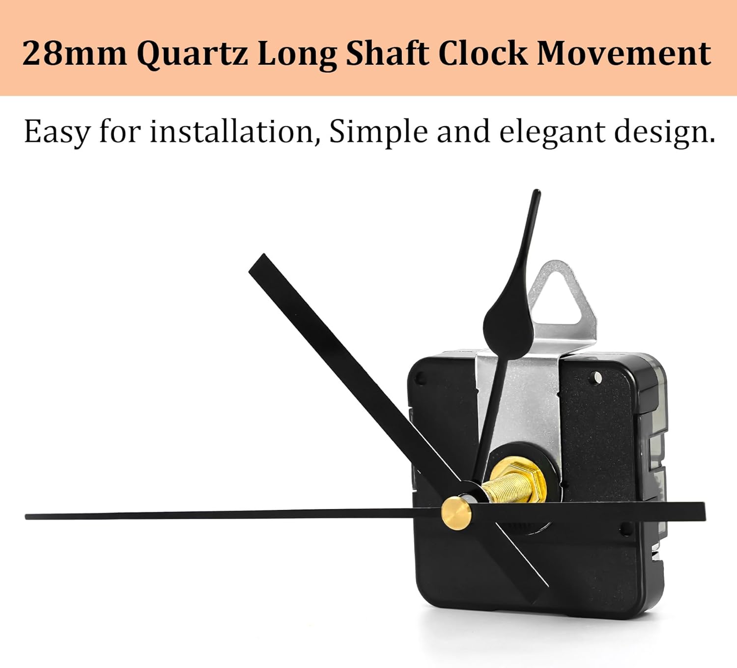 Precise 28mm quartz clock movement kit