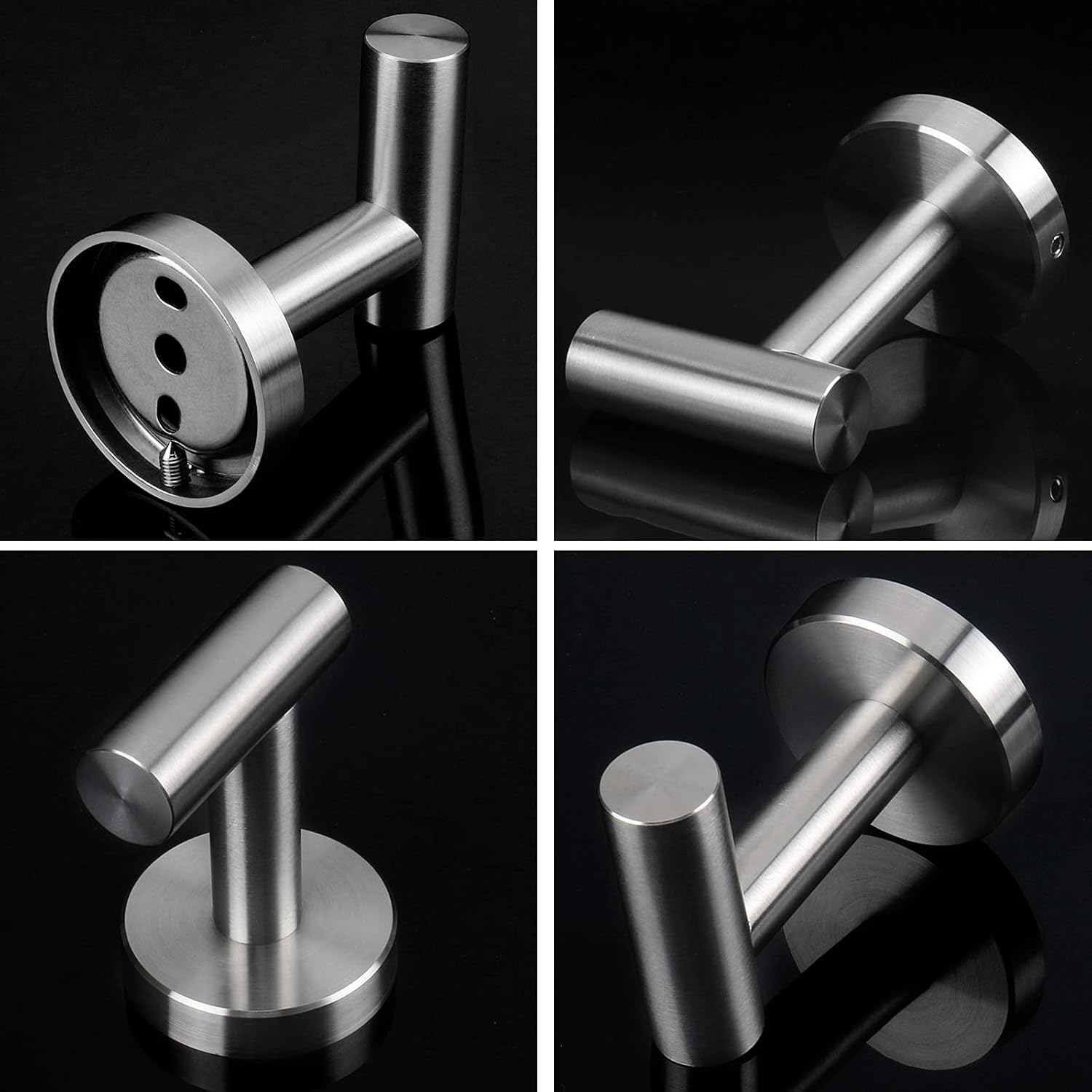 Versatile and Durable Towel Hook Set
