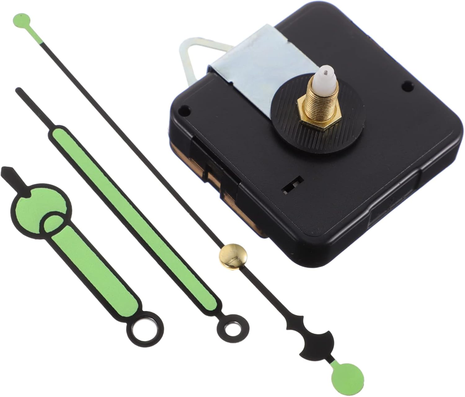 Silent Plastic Clock Movement Kit with Luminous Hands for DIY Clocks