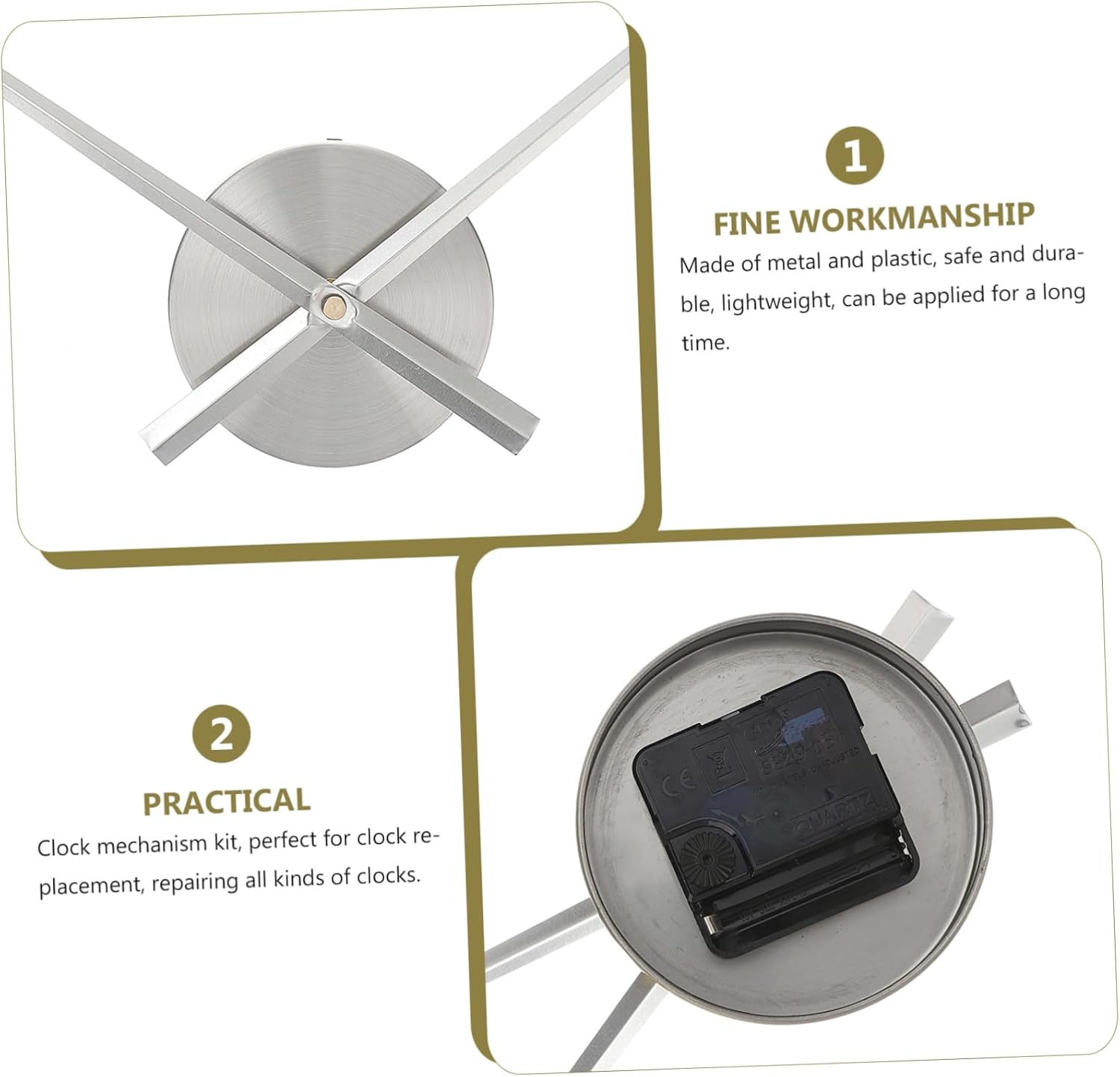 Waterproof LED Wall Clock Kit DIY Replacement for Existing Clocks