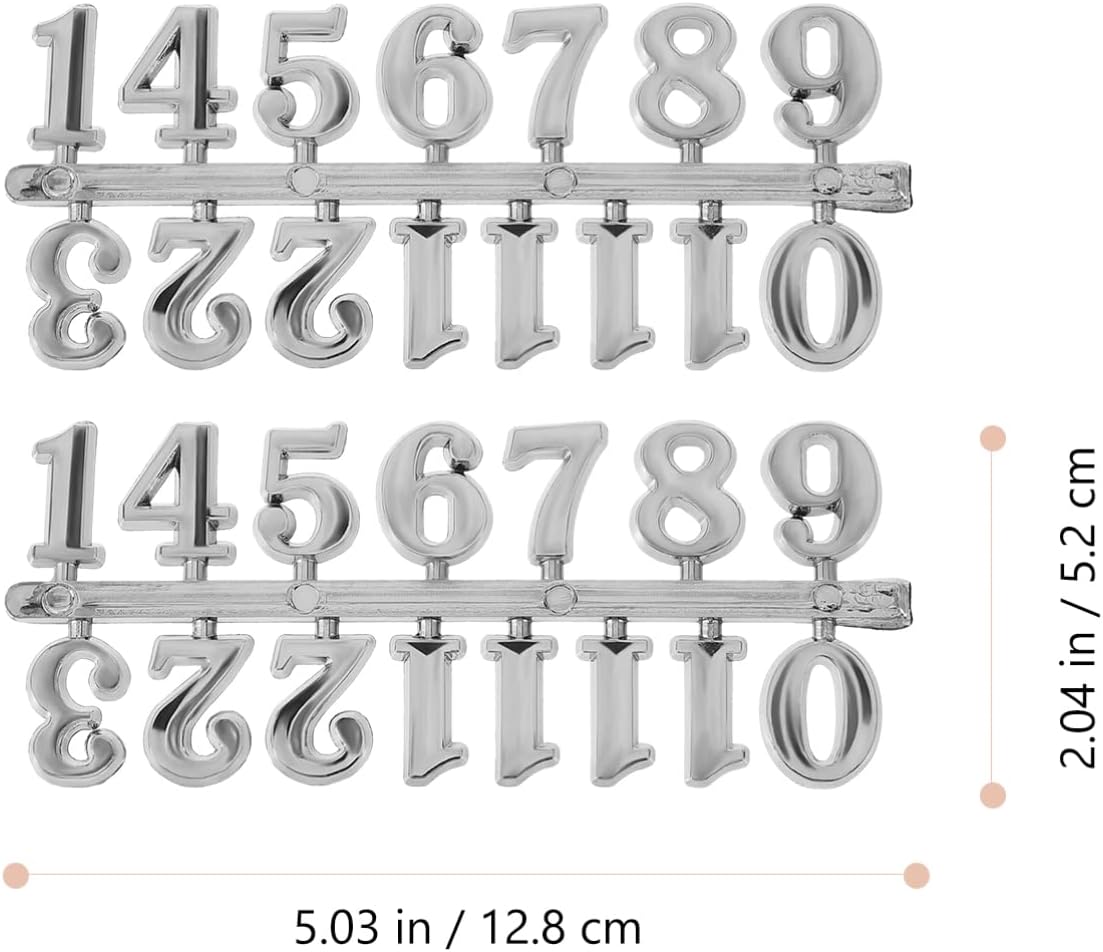 Doitool Digital Clock Numbers - Replacement Set for Home Wall Clocks