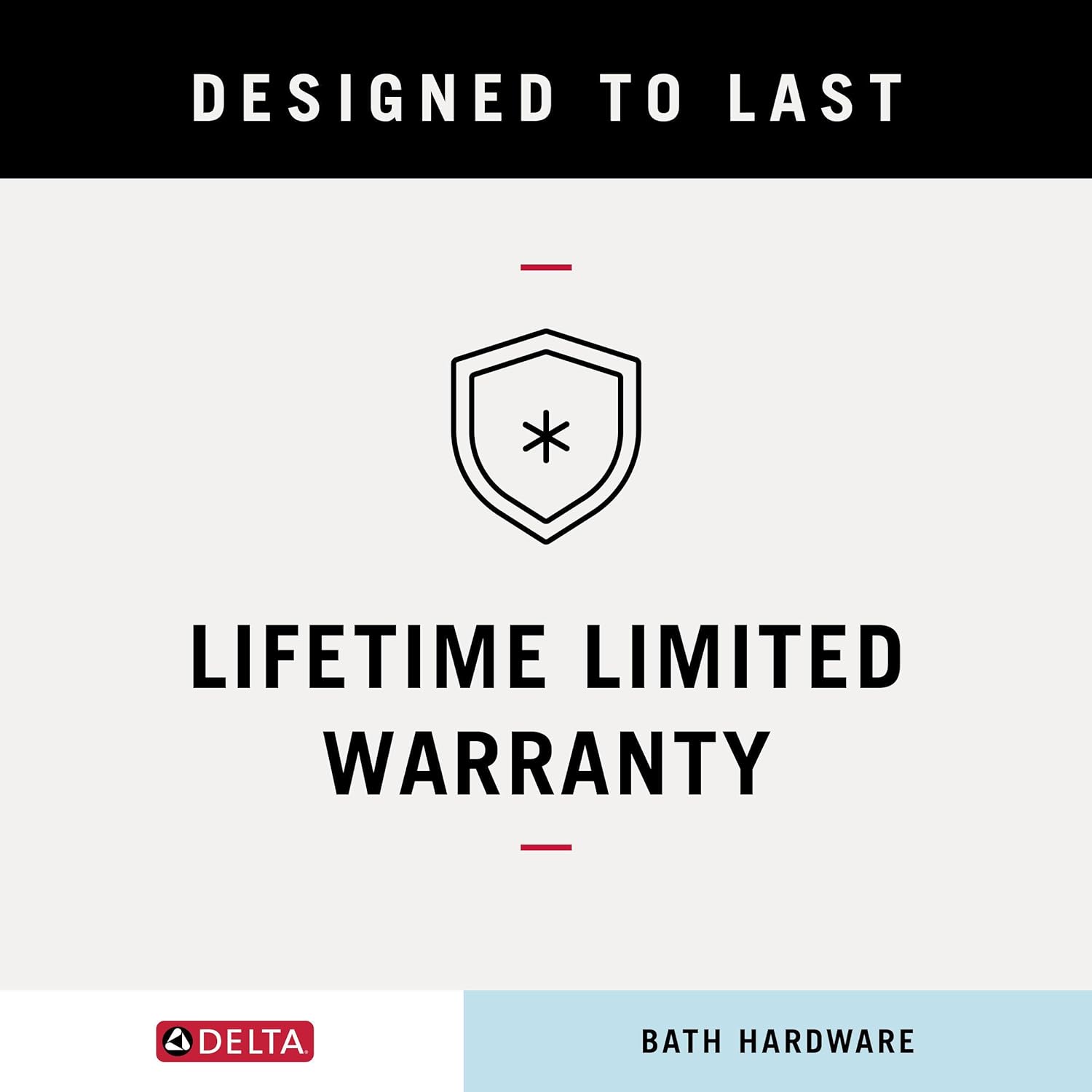 Delta Nicoli Bath Towel Holder Matte Black