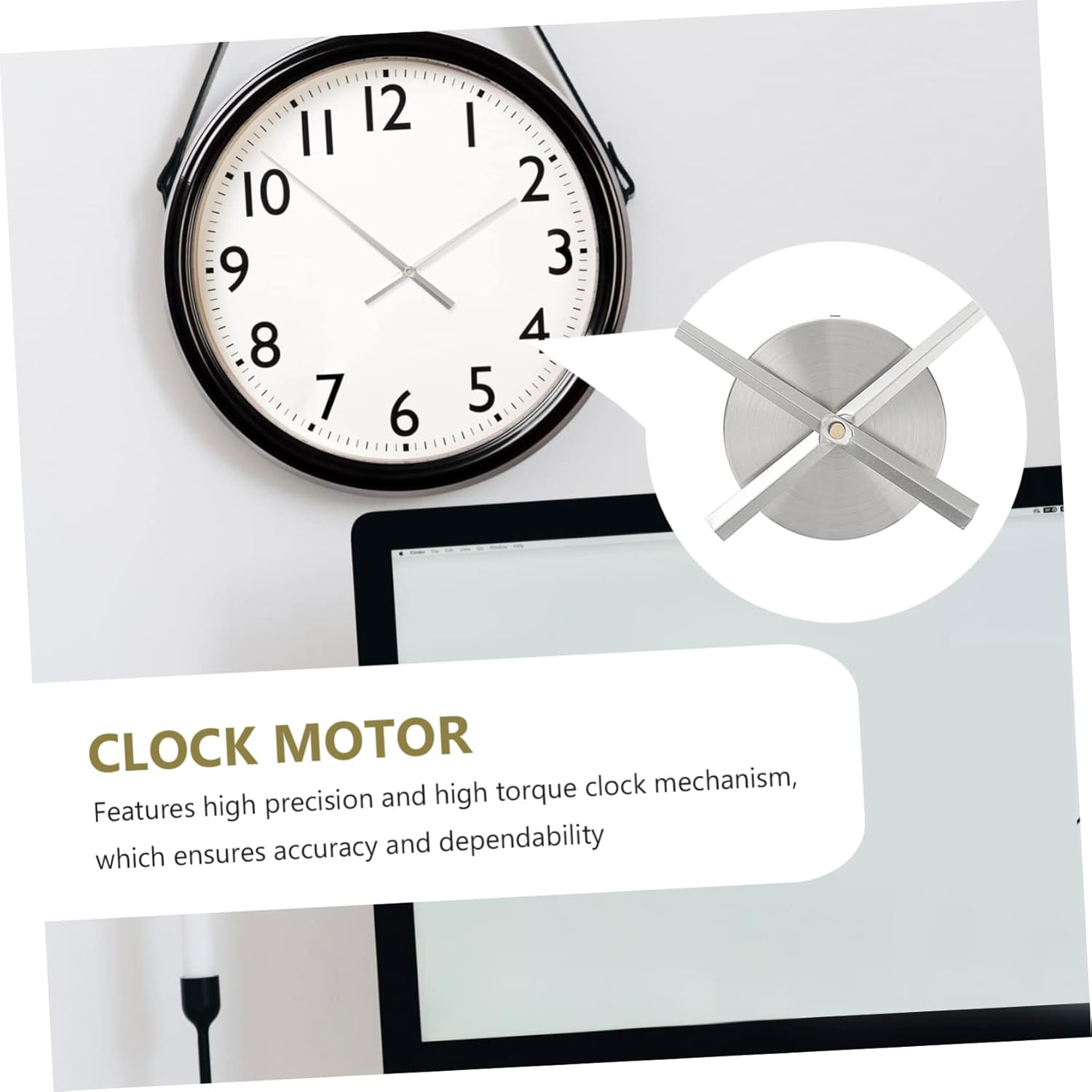 Versatile 3D Wall Clock with Mechanism Kit