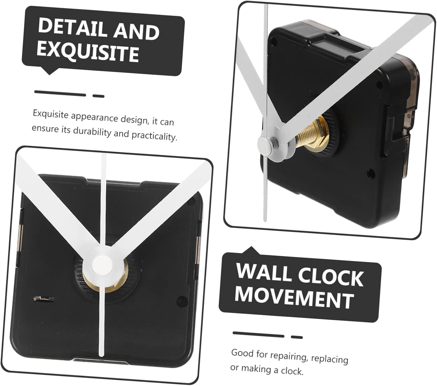 Easy to Use Wall Clock Parts Kit
