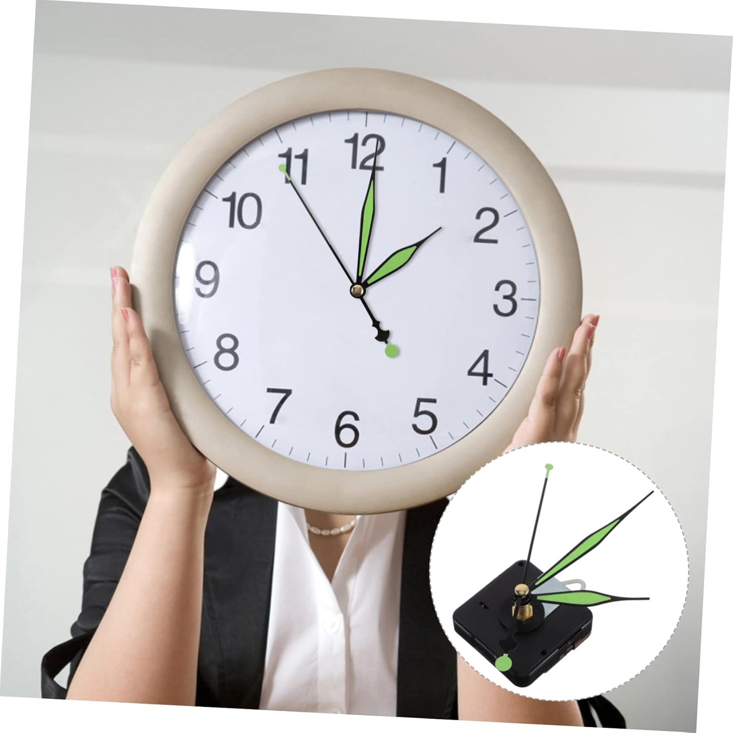 SEWOART DIY Clock Repair Kit Phosphorescent Clock Hands Replacement