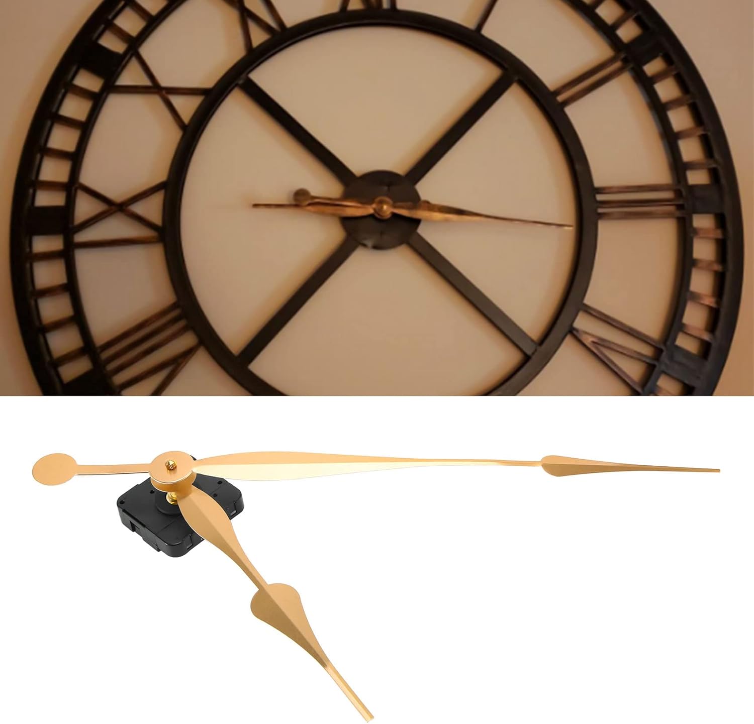 Strong Durable Gold Precision Clock Movement