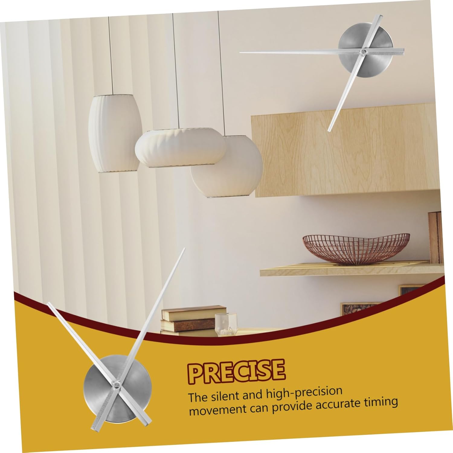Simple DIY Wall Clock Base Replacement Set