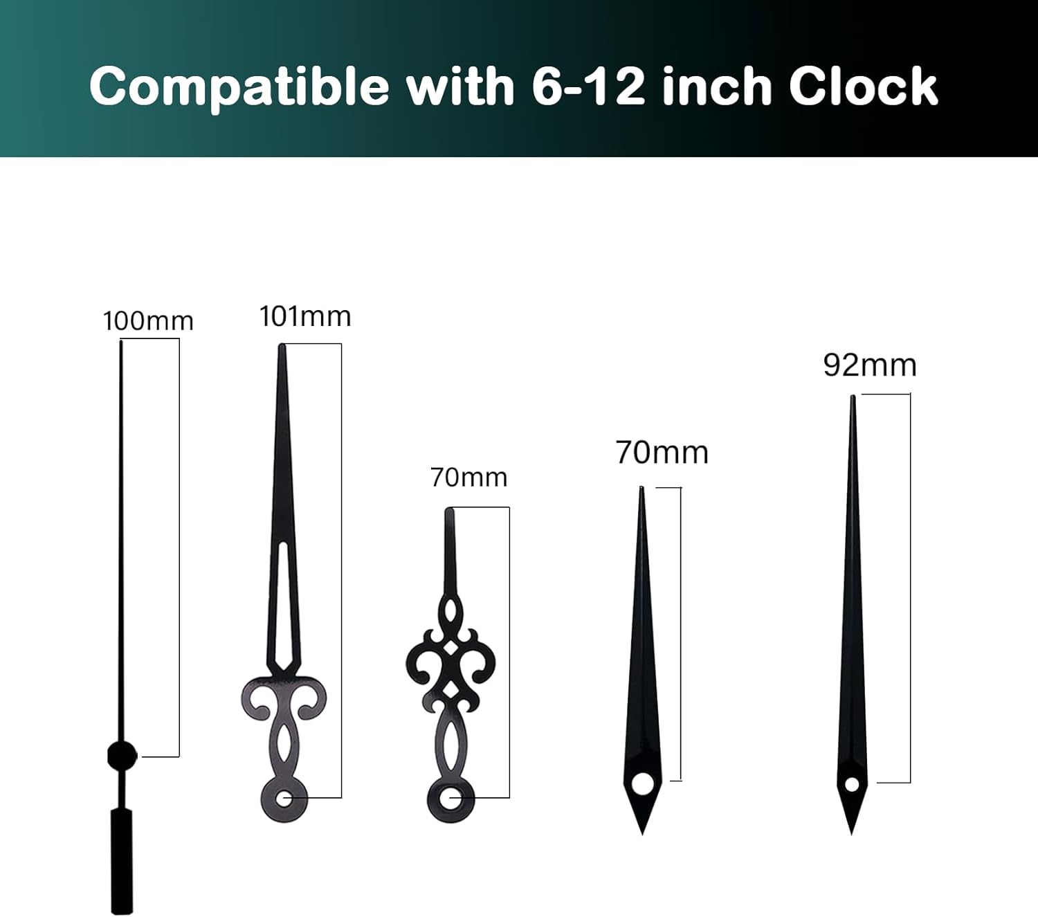 WinTaim 32mm Long Shaft Clock Movement Premium for DIY Clock Repair