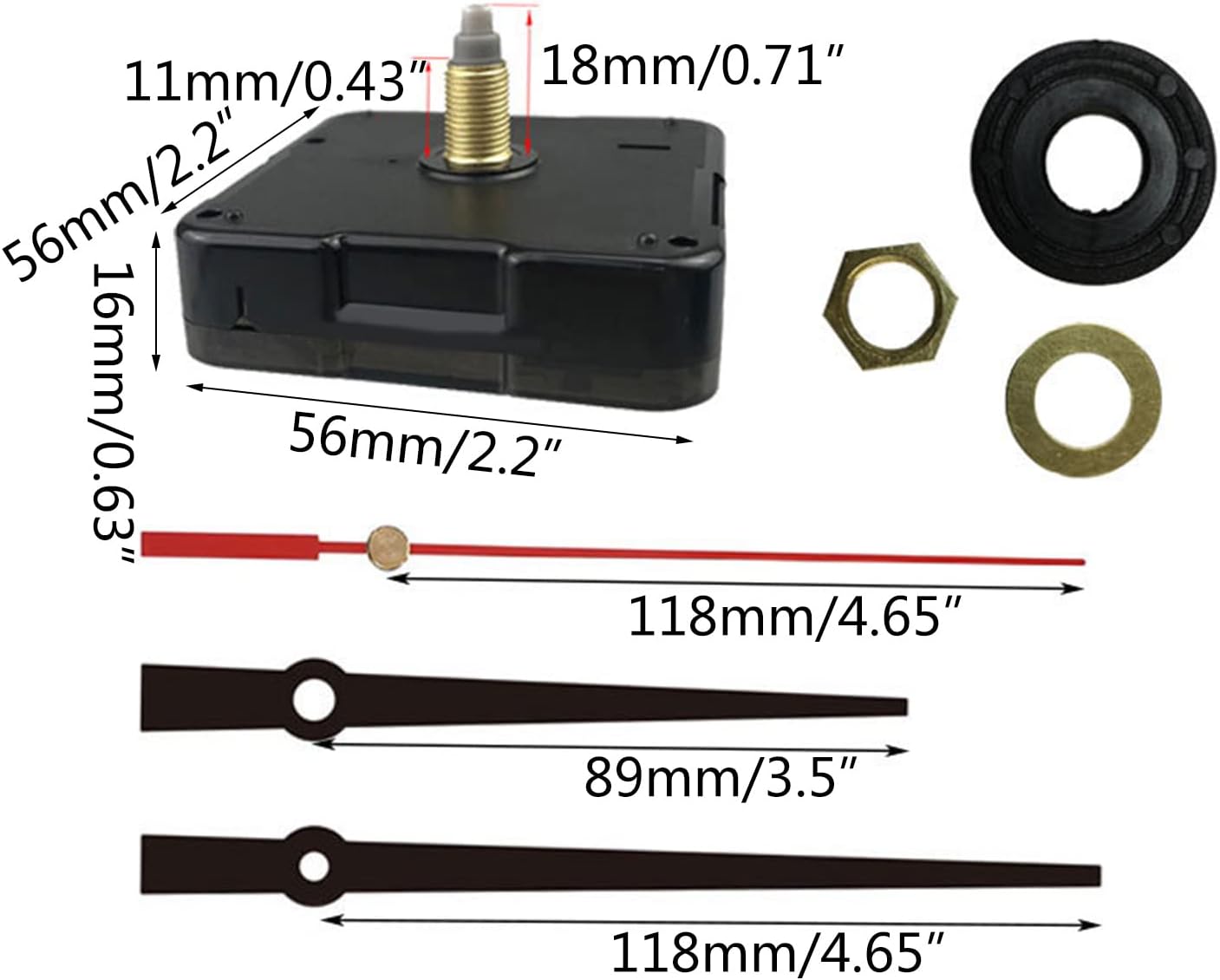 Generic Wall Clock Repair Kit