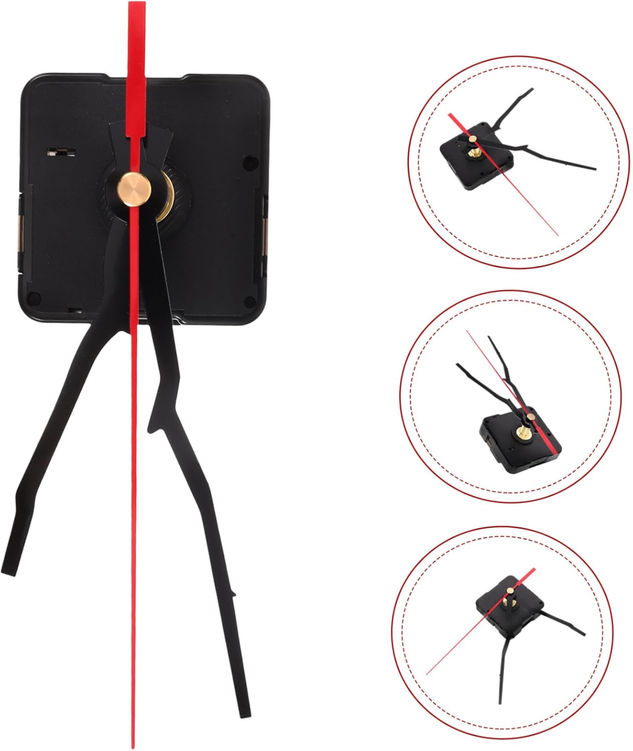 WOONEKY Clock Mechanism Kit for 30-40cm Wall Clocks