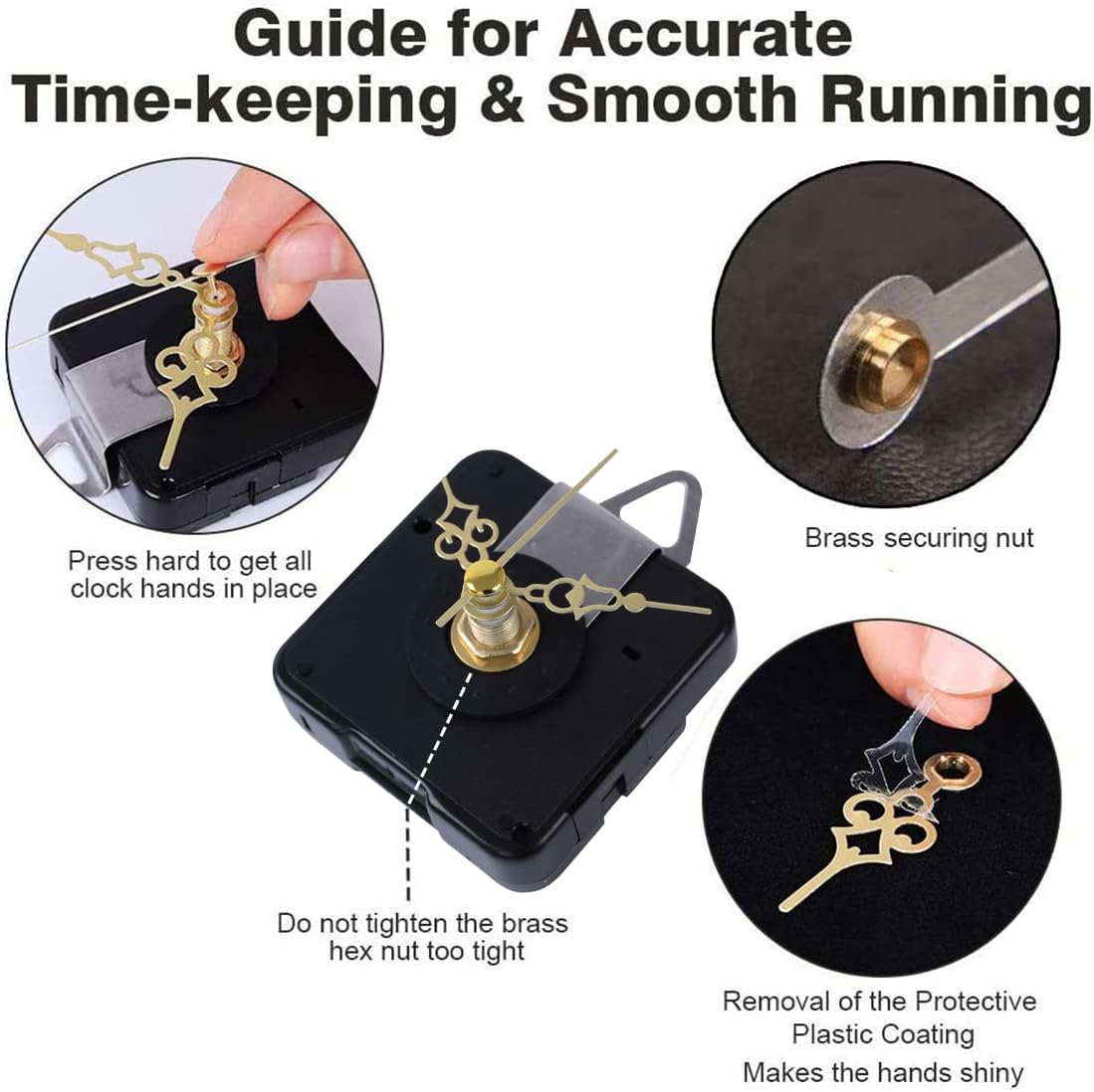 Silent Clock Mechanism Kit