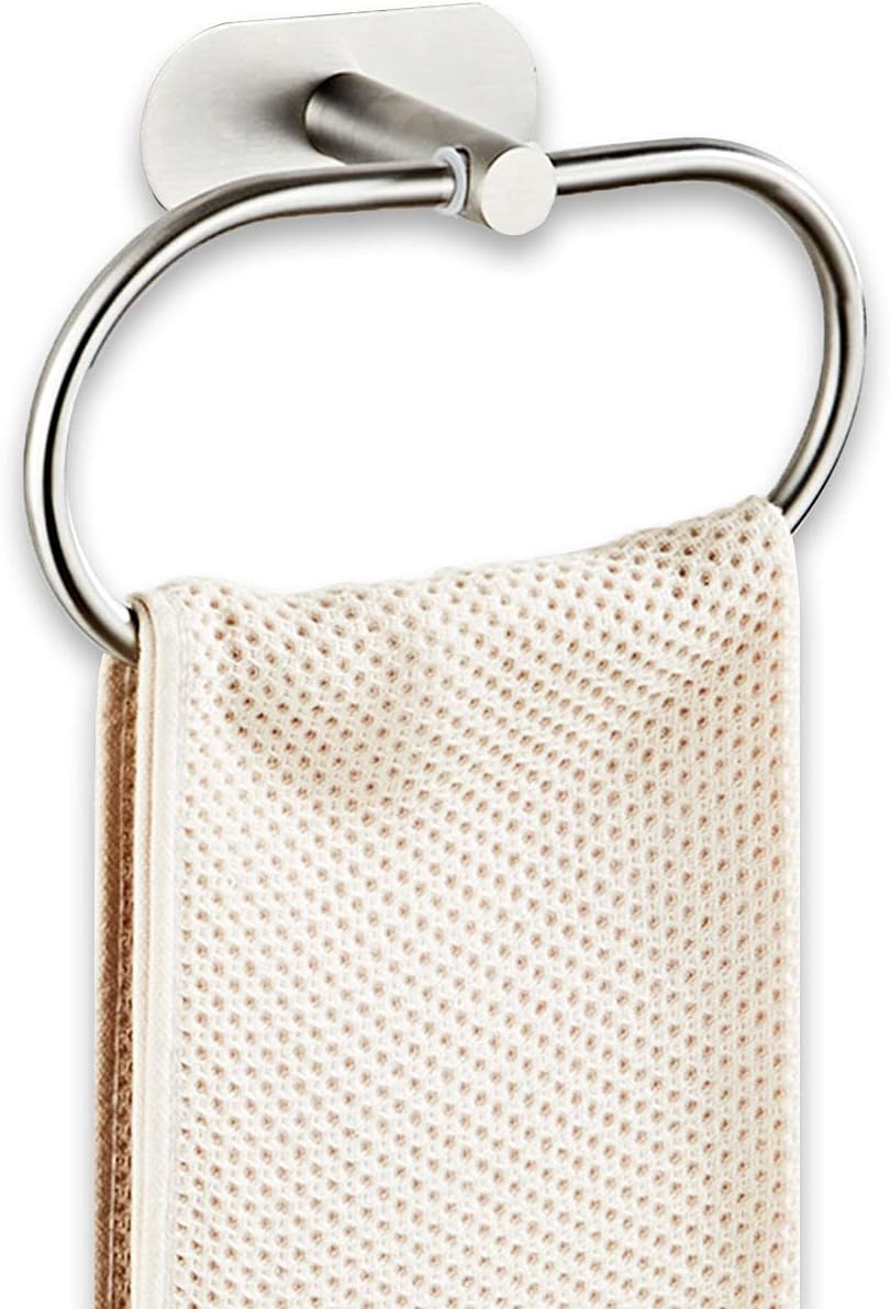 Stainless Steel Towel Holder with 3M Adhesive